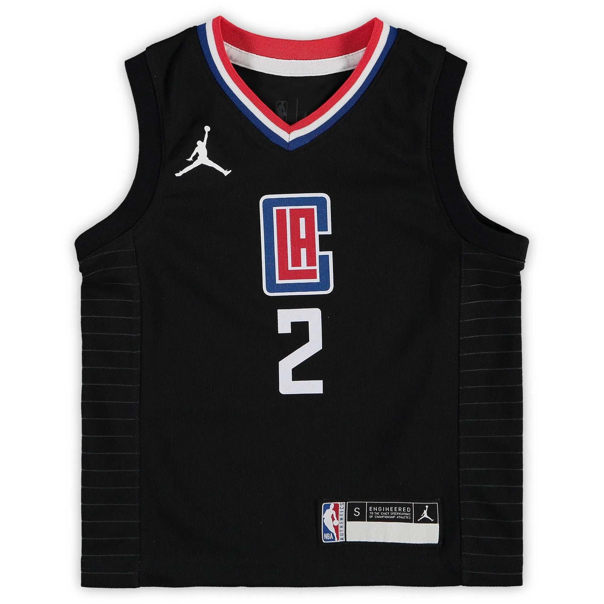 Kawhi Leonard LA Clippers Jordan Brand Preschool 2020/21 Fast Break Replica Jersey - Statement Edition - Black