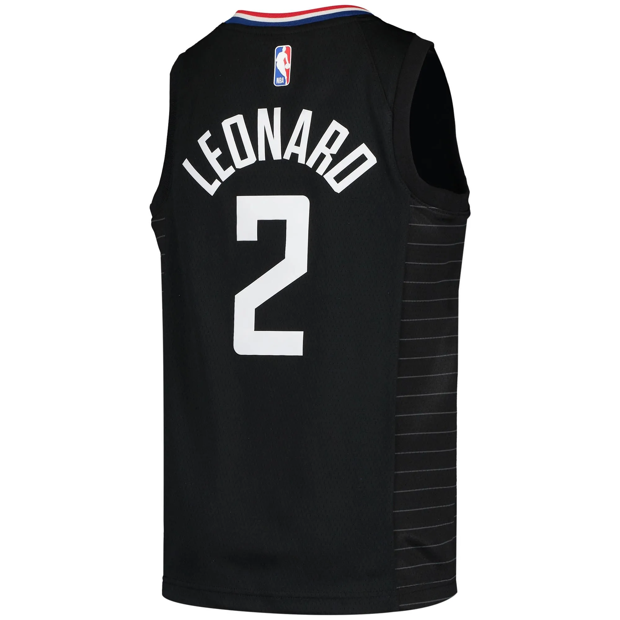 Kawhi Leonard LA Clippers Jordan Brand Youth 2020/21 Swingman Player Jersey - Black - Statement Edition