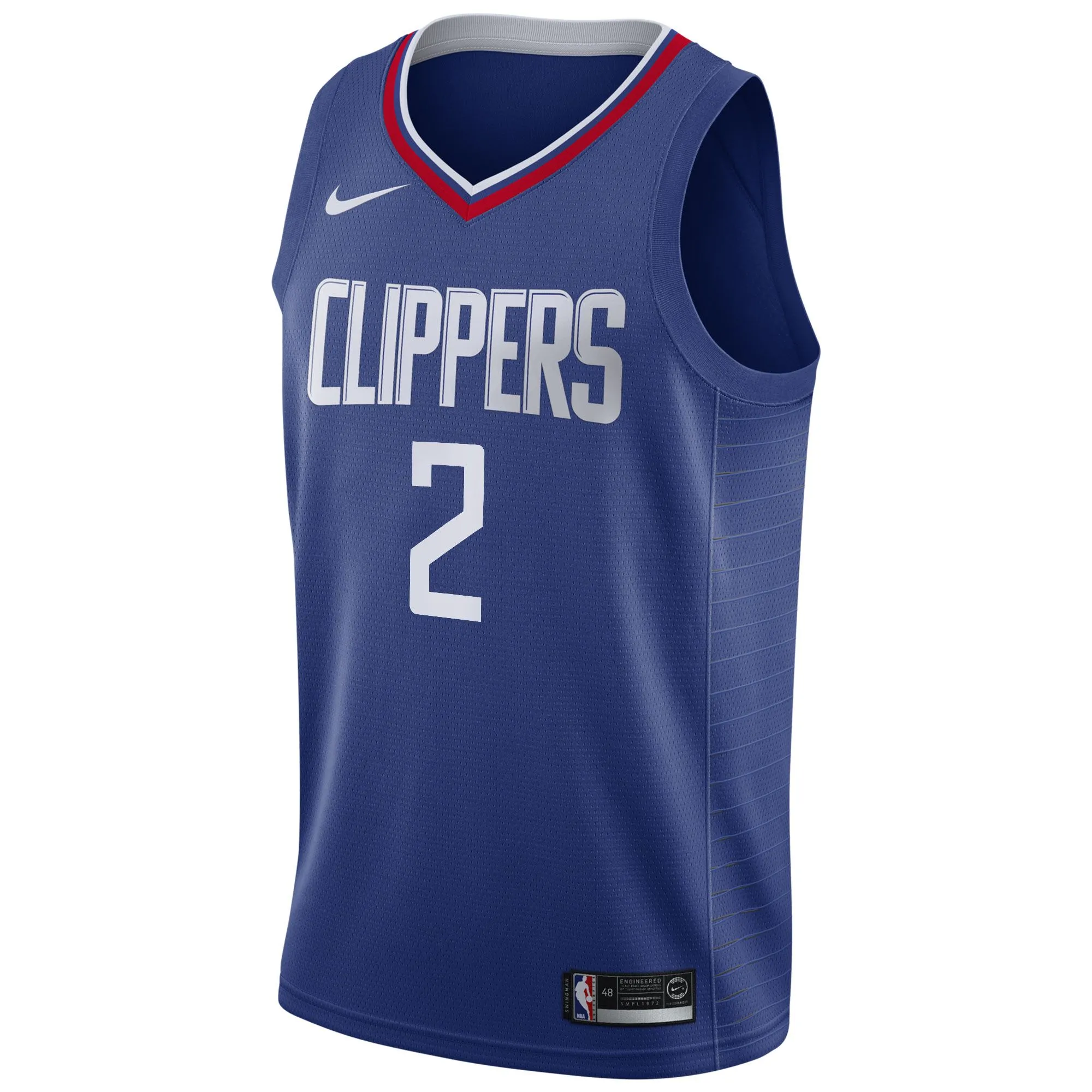 Kawhi Leonard LA Clippers  2019/20 Swingman Jersey Blue - Icon Edition