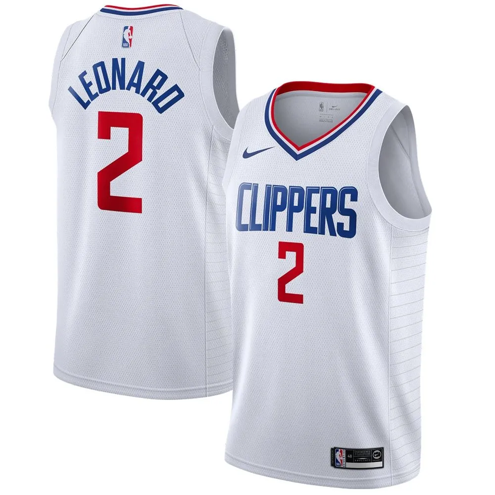 Kawhi Leonard LA Clippers  2019/2020 Swingman Jersey - Association Edition - White