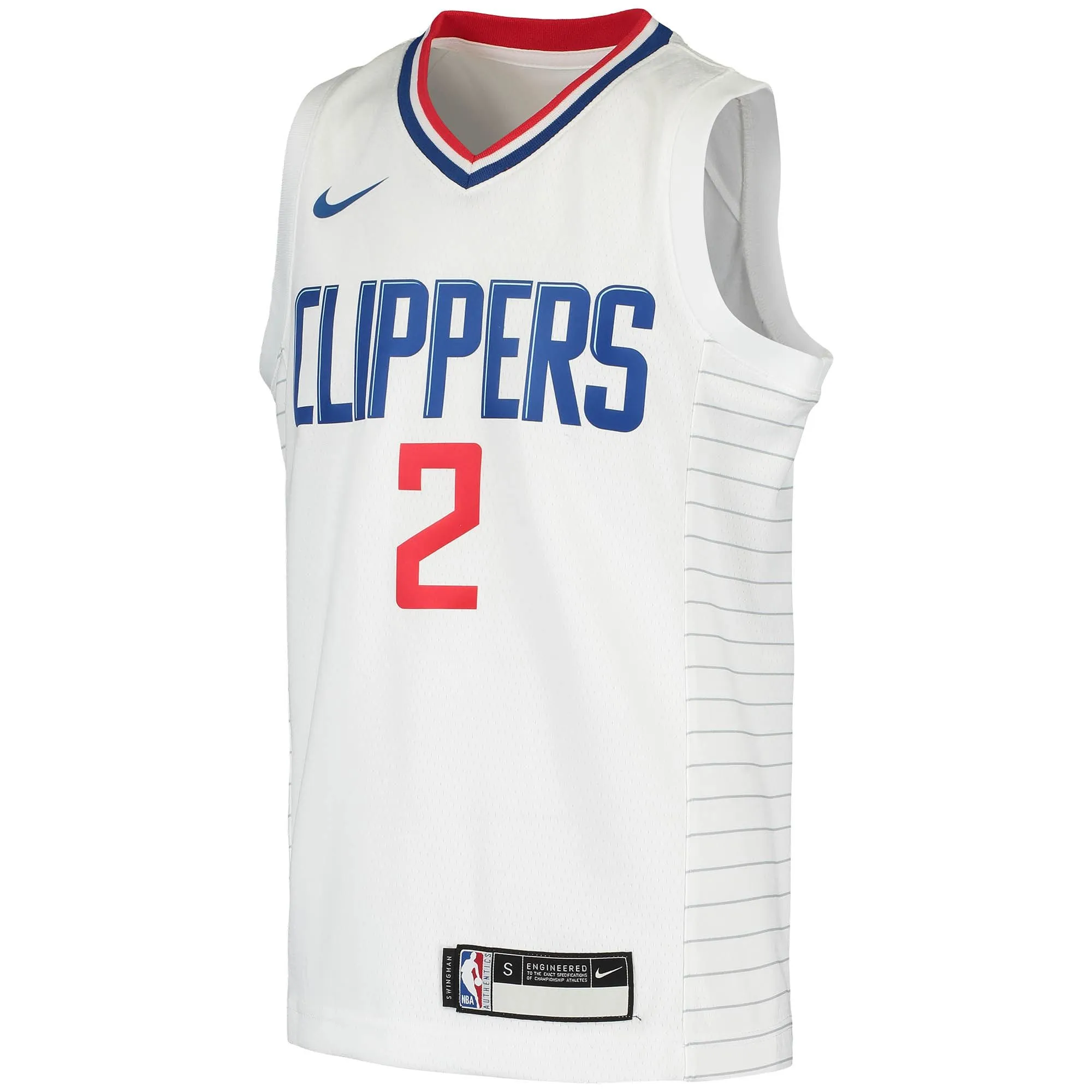 Kawhi Leonard LA Clippers  Youth 2020/21 Swingman Jersey - Association Edition - White