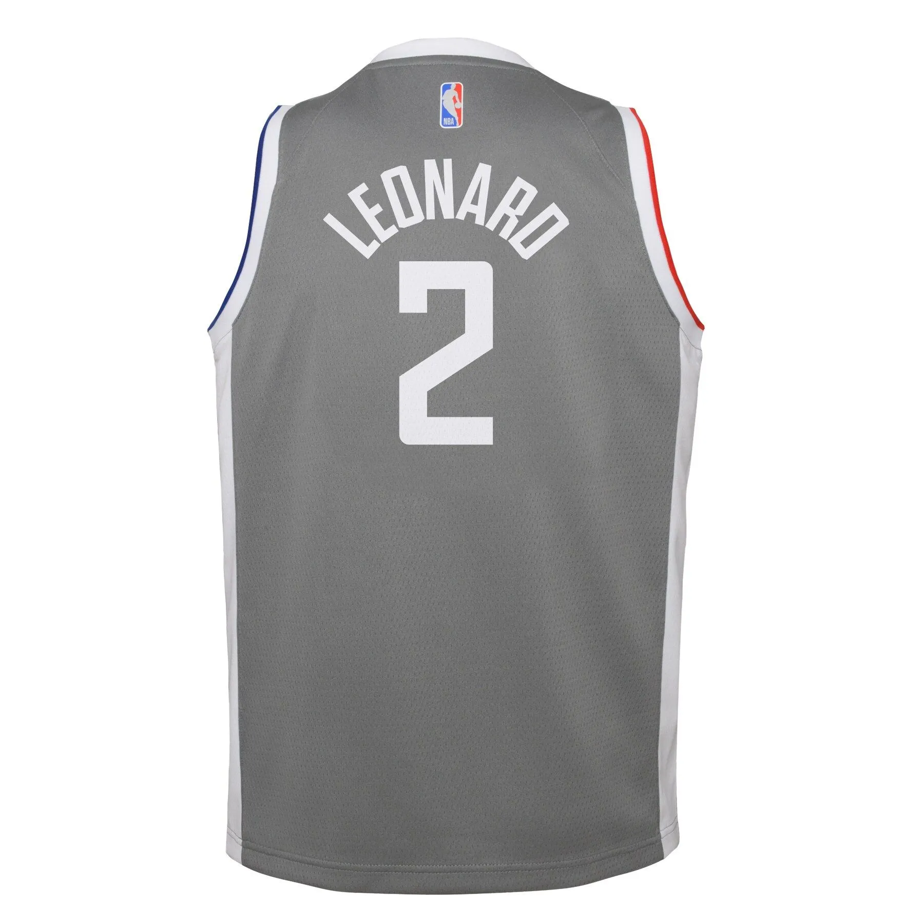 Kawhi Leonard LA Clippers  Youth 2020/21 Swingman Player Jersey Gray - Earned Edition