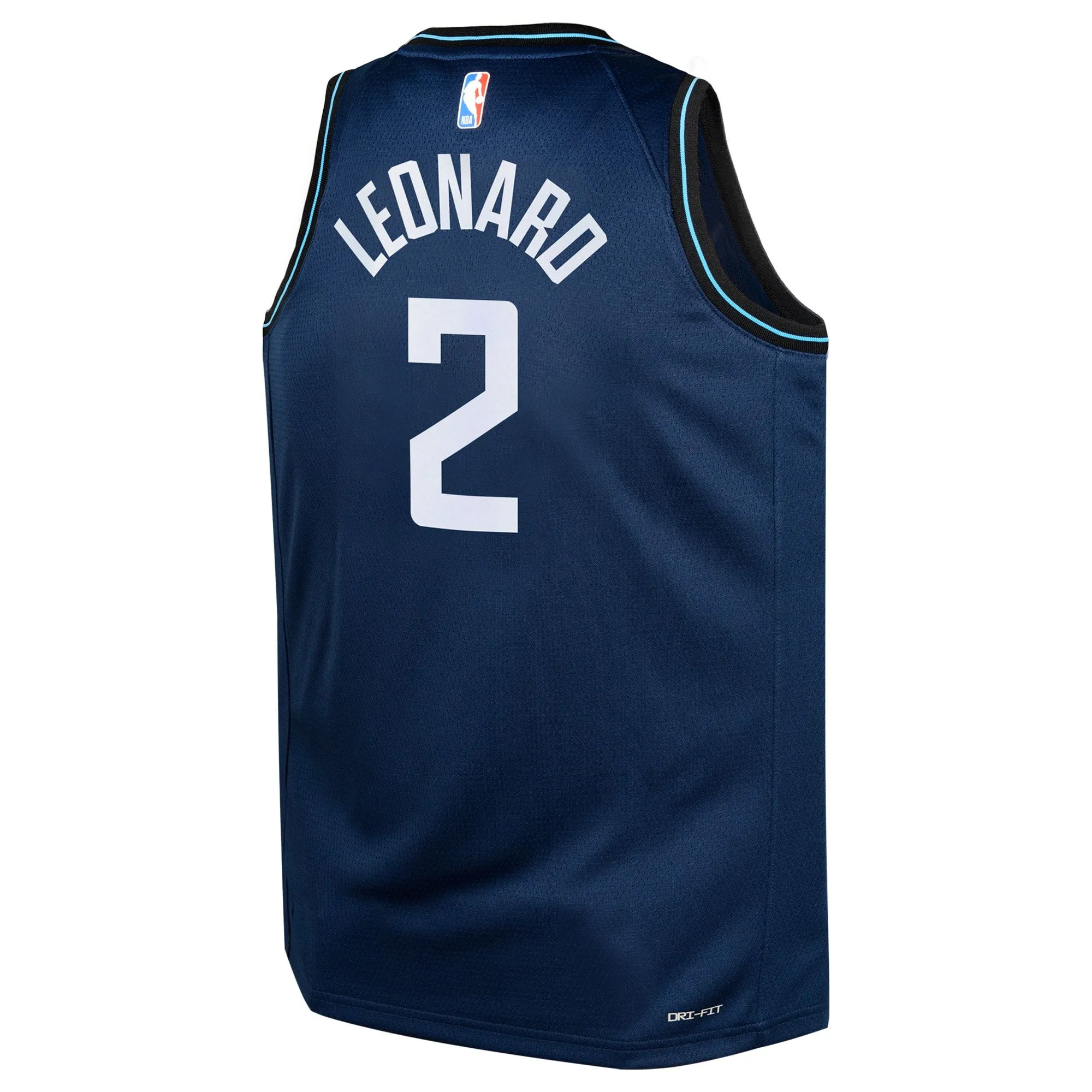 Kawhi Leonard LA Clippers  Youth  Swingman Replica Jersey - City Edition - Navy