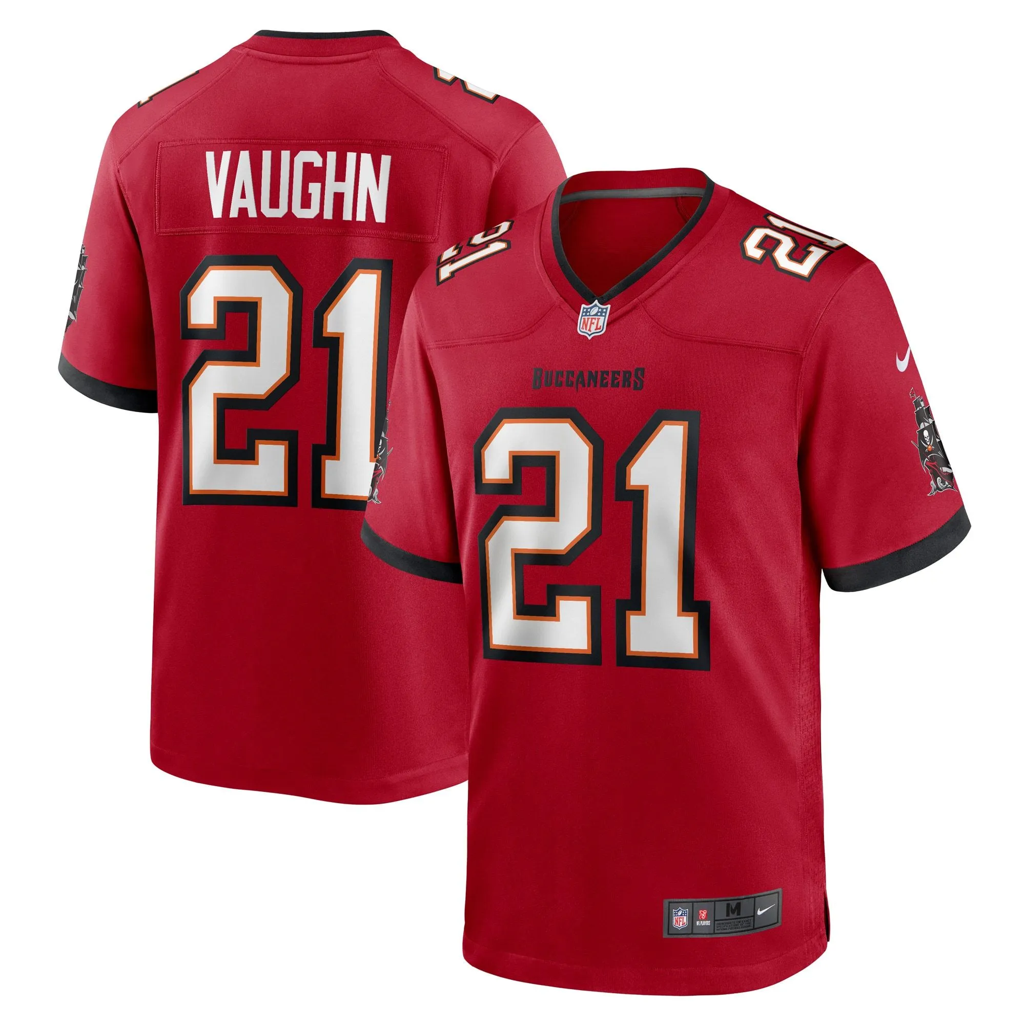 Ke'Shawn Vaughn Tampa Bay Buccaneers  Player Jersey - Red