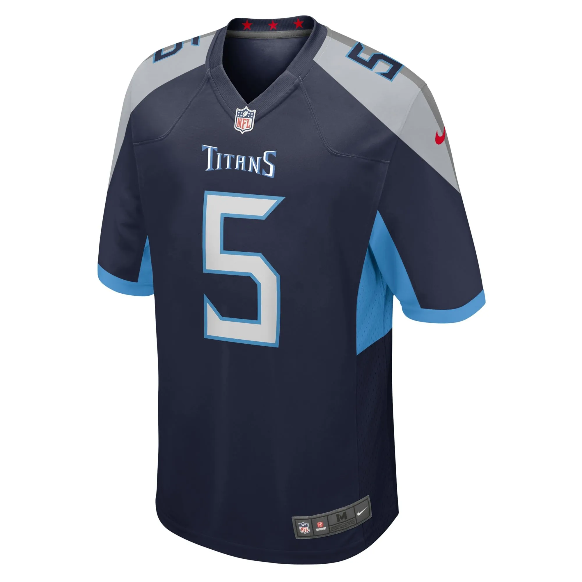 Kearis Jackson Tennessee Titans  Team Game Jersey -  Navy