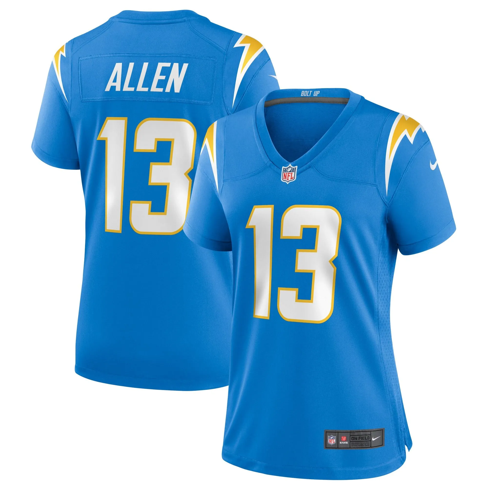 Keenan Allen Los Angeles Chargers  Women's Game Jersey - Powder Blue