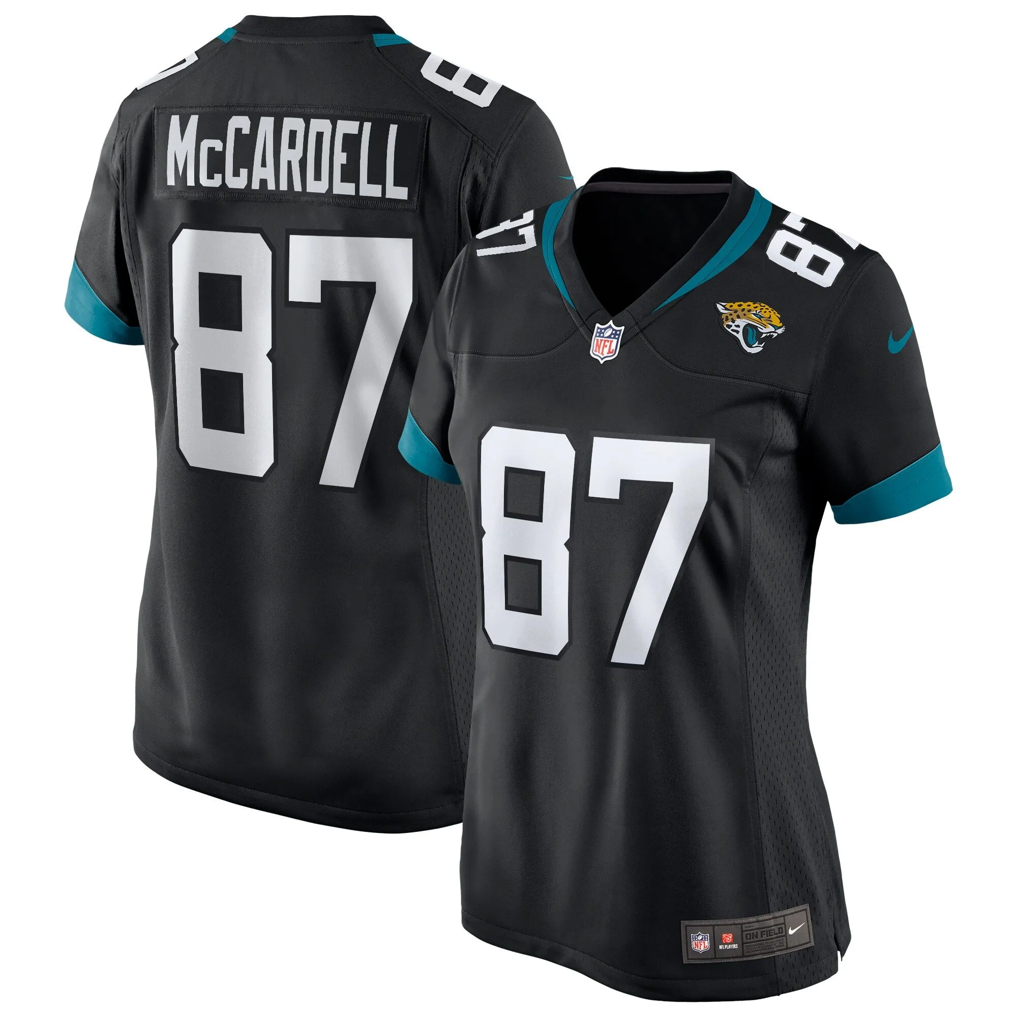 Keenan McCardell Jacksonville Jaguars  Women's Game Retired Player Jersey - Black