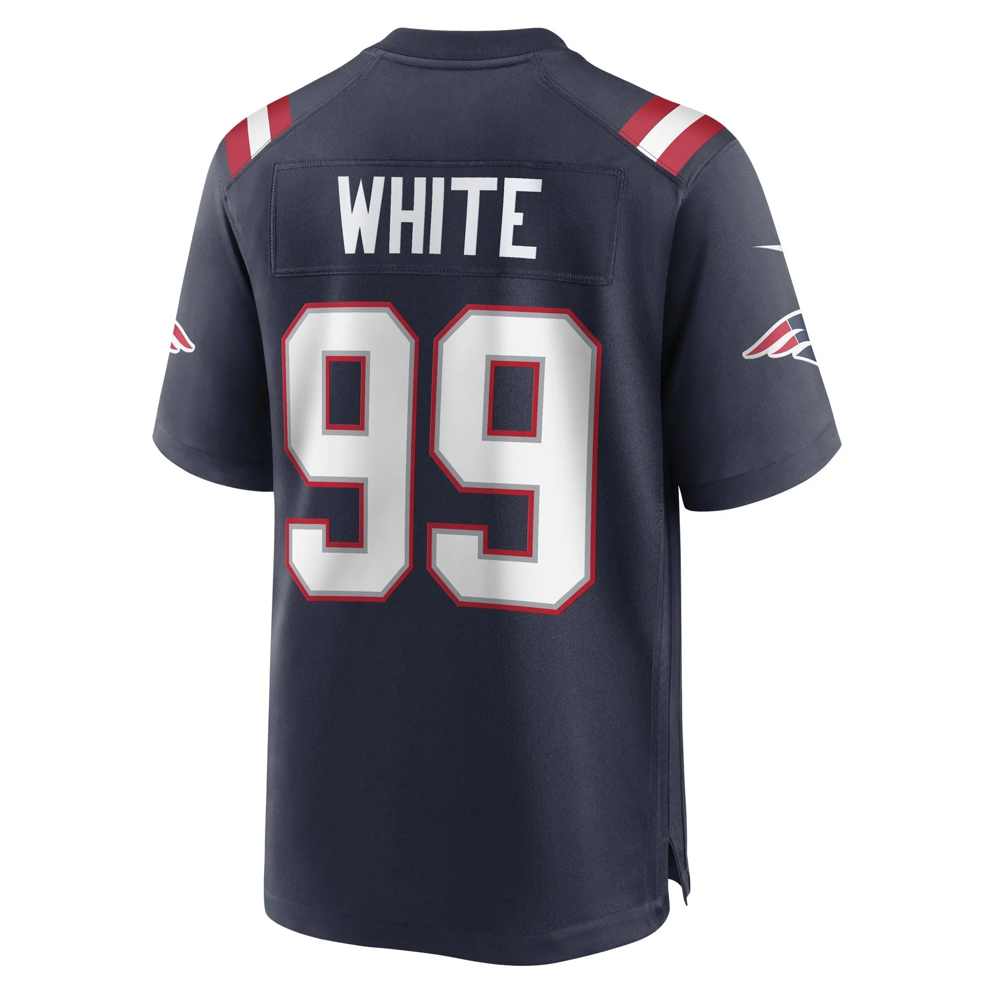 Keion White New England Patriots  2023 NFL Draft Pick Game Jersey - Navy