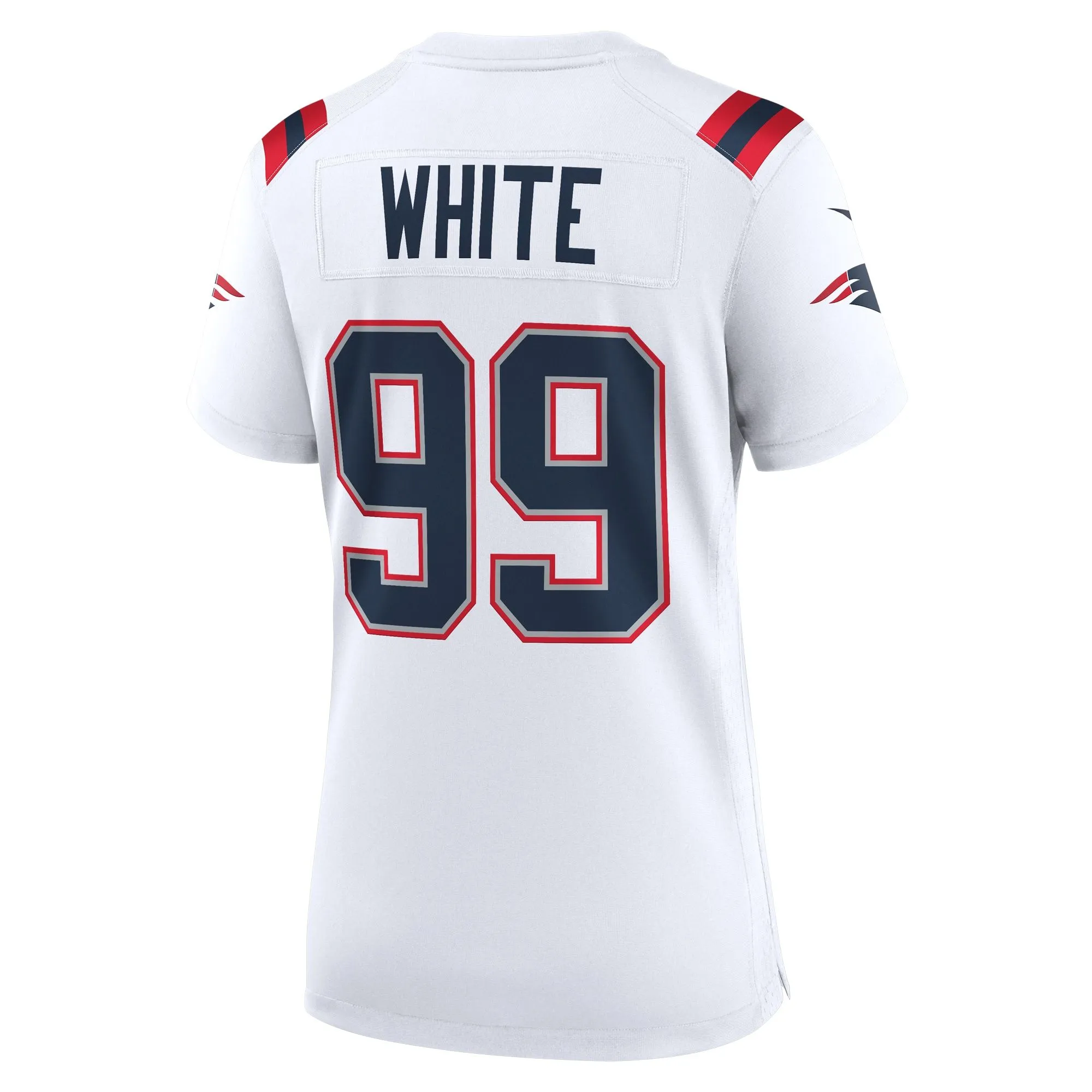 Keion White New England Patriots  Women's  Game Jersey -  White