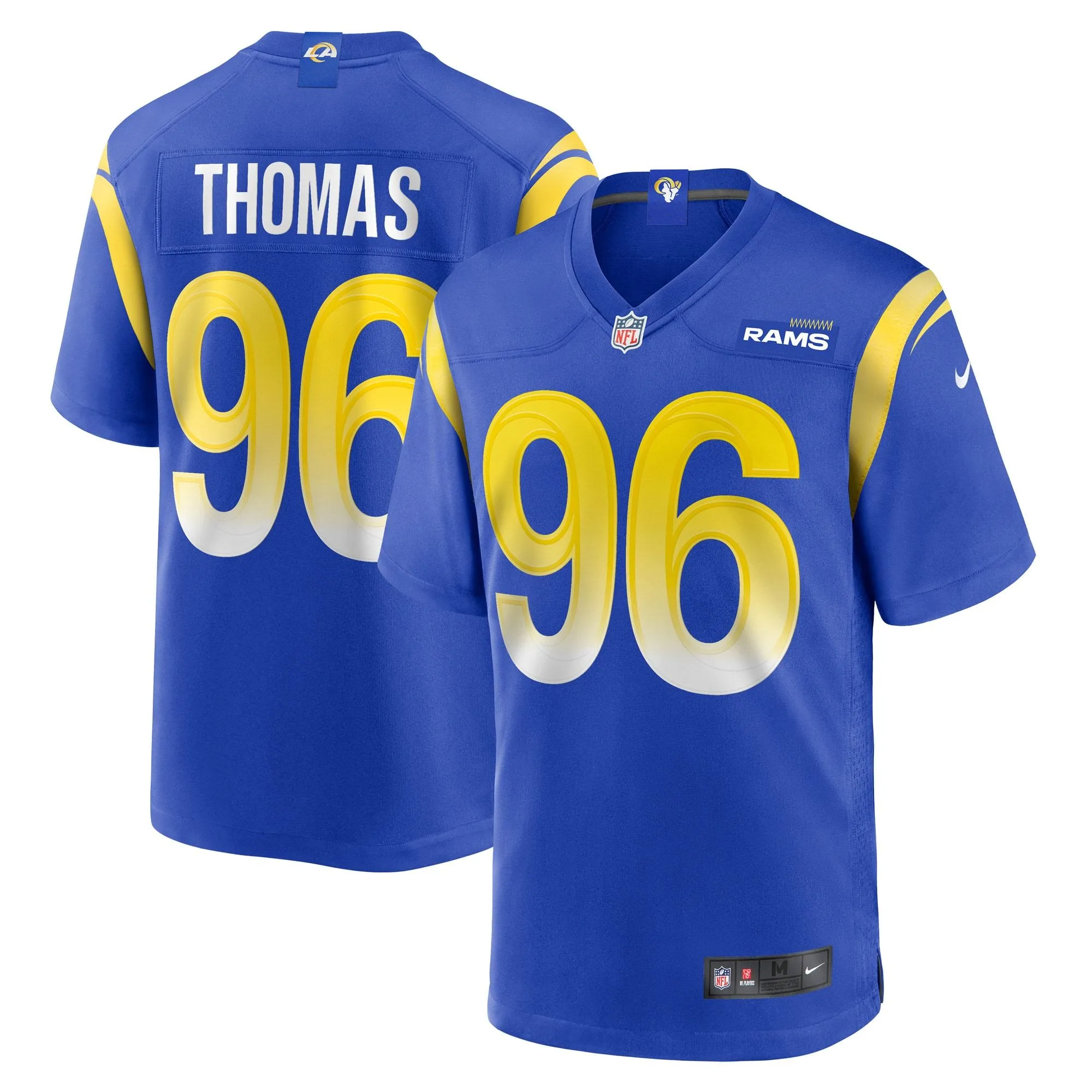 Keir Thomas Los Angeles Rams  Game Player Jersey - Royal