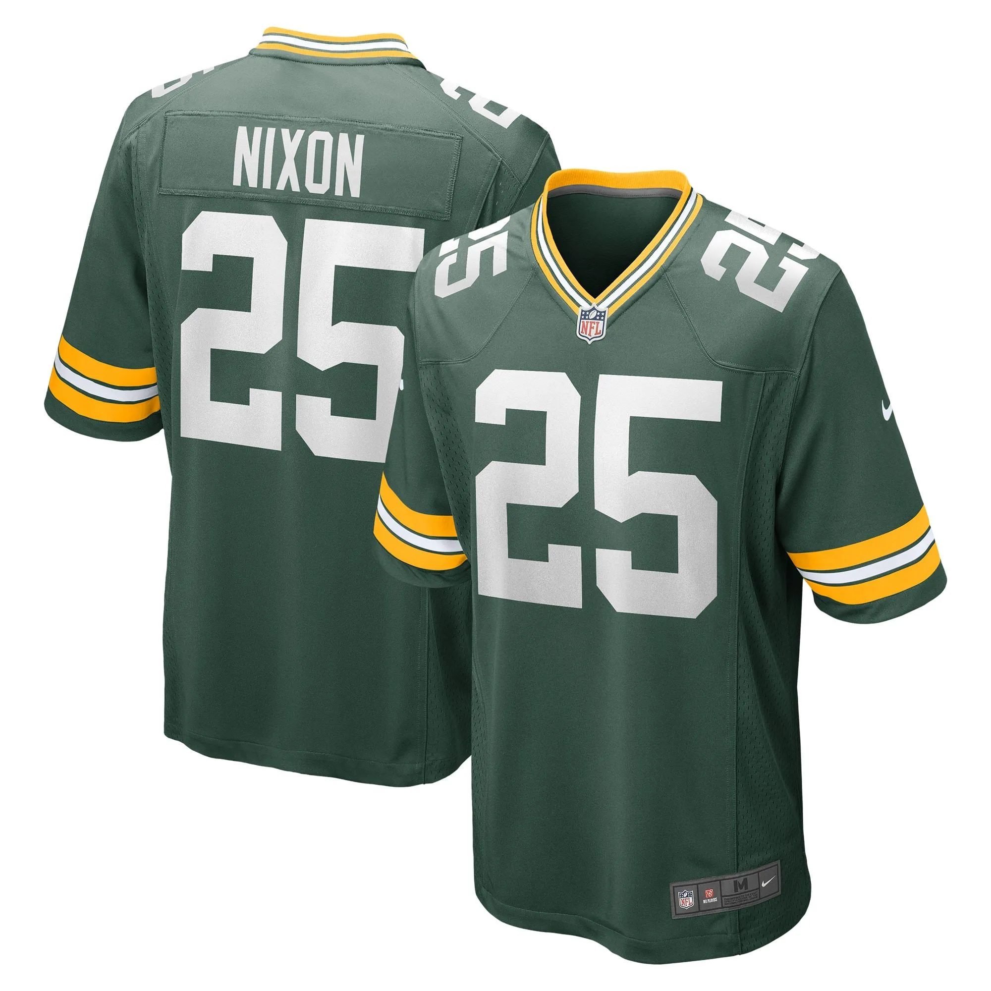 Keisean Nixon Green Bay Packers  Game Player Jersey - Green