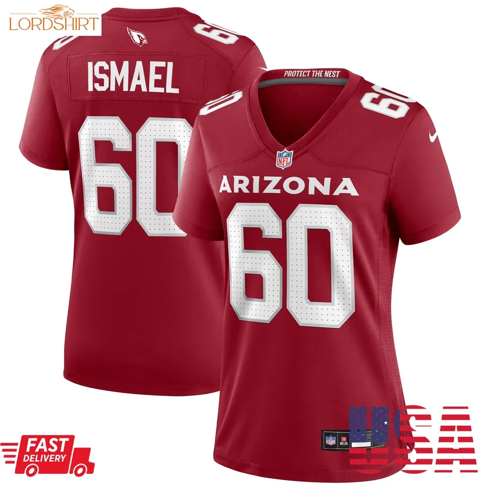 Keith Ismael Arizona Cardinals  Women's Team Game Jersey    Cardinal