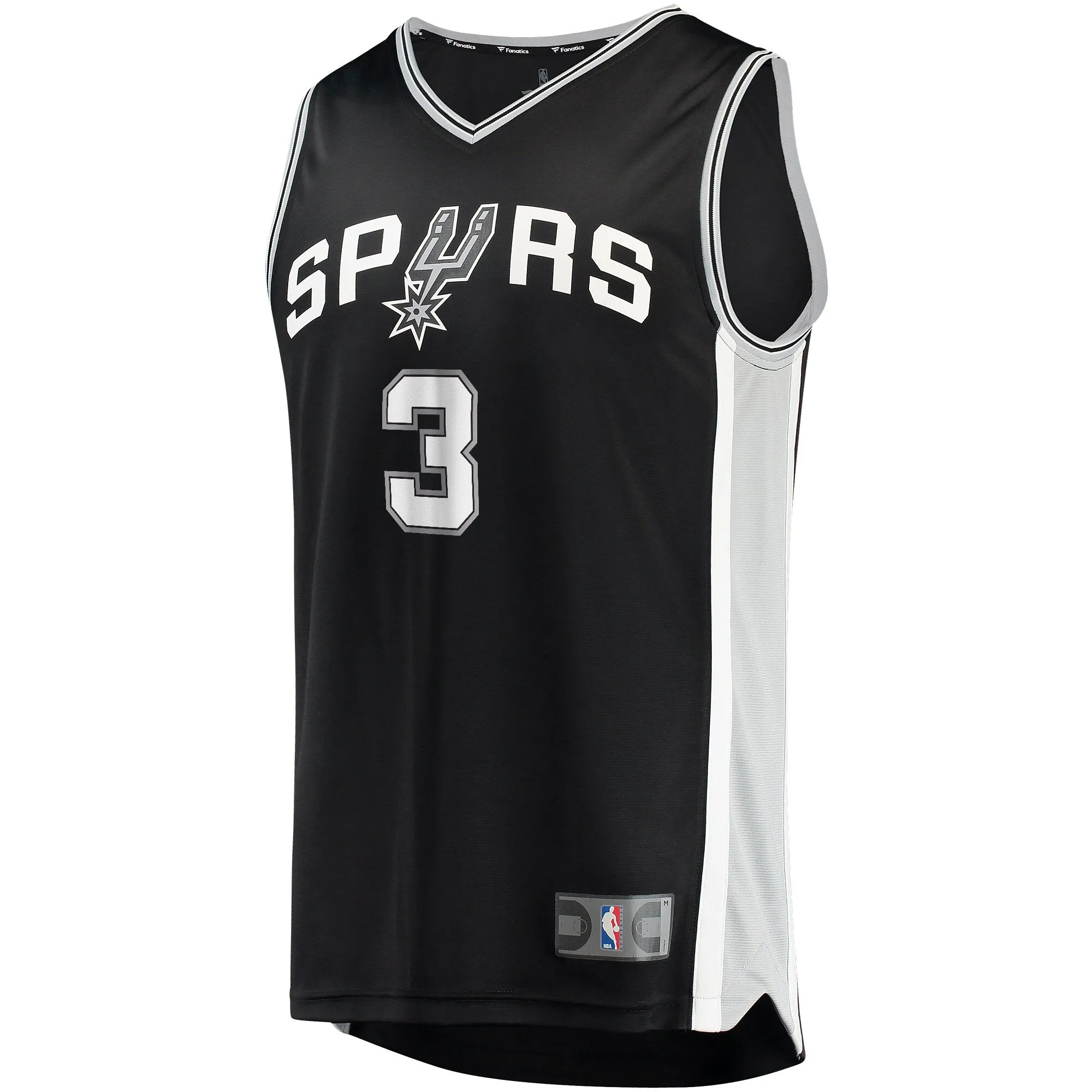 Keldon Johnson San Antonio Spurs Fanatics Branded Fast Break Replica Jersey Black - Icon Edition