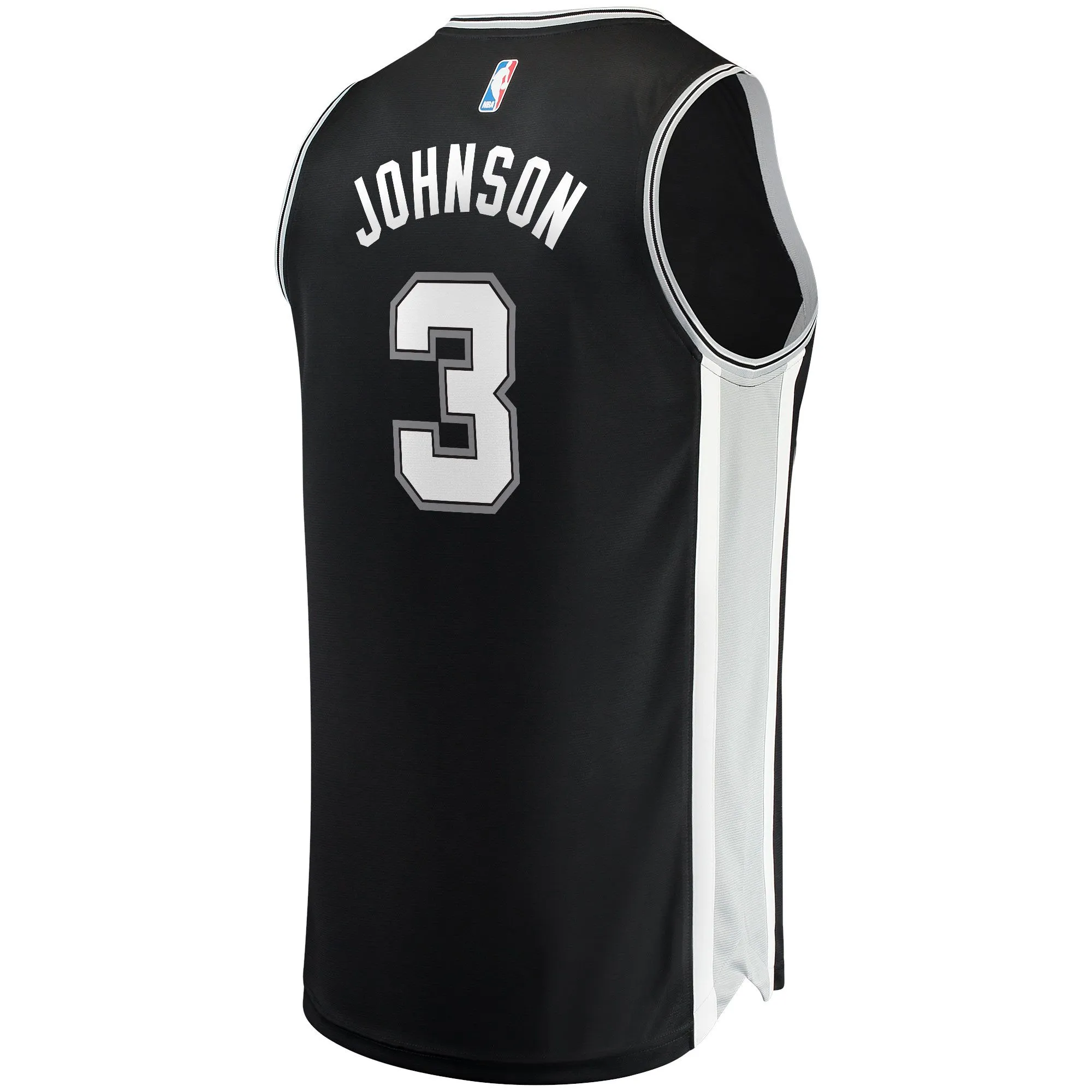 Keldon Johnson San Antonio Spurs Fanatics Branded Fast Break Replica Jersey - Icon Edition - Black