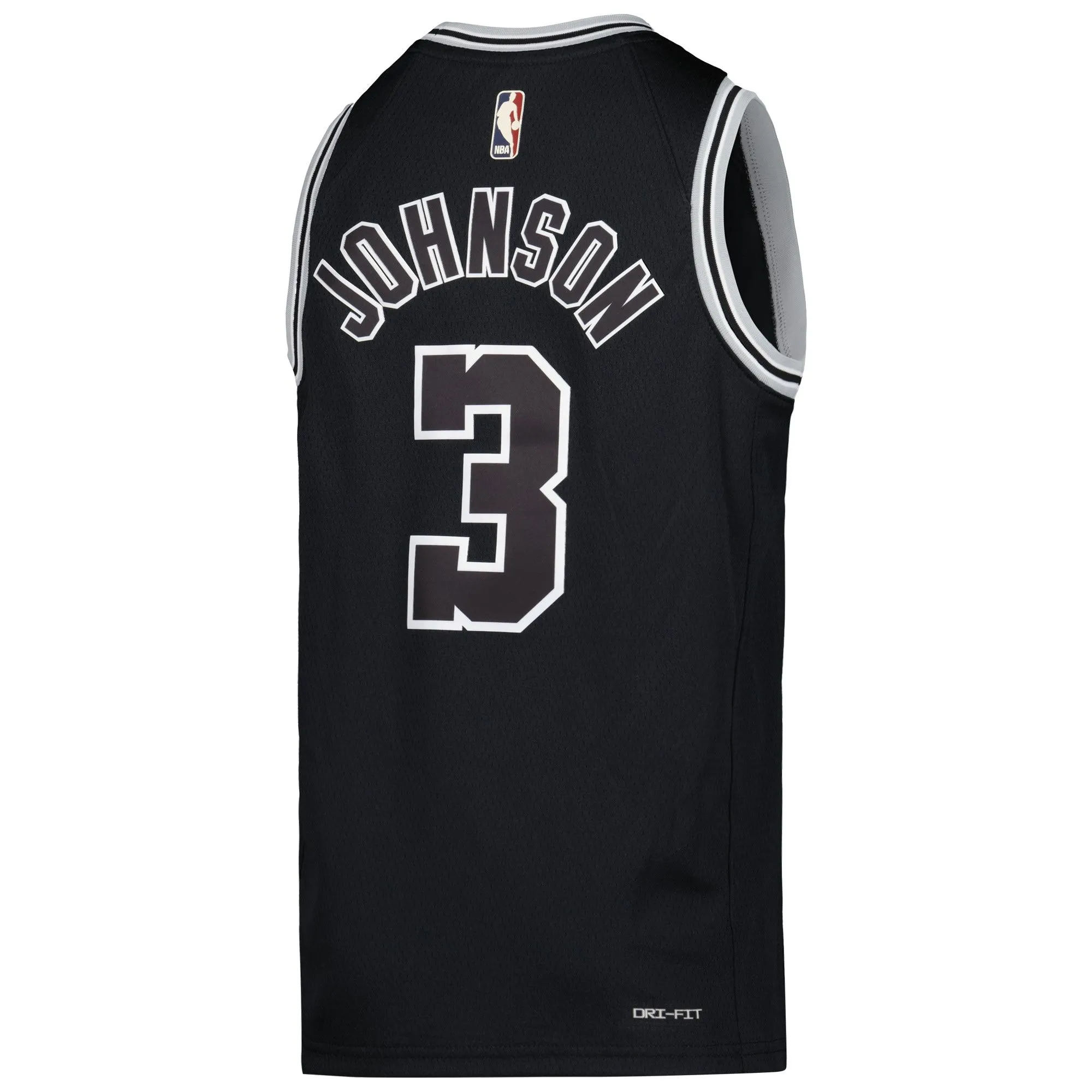 Keldon Johnson San Antonio Spurs  Youth 2022/23 Swingman Jersey - Classic Edition - Black