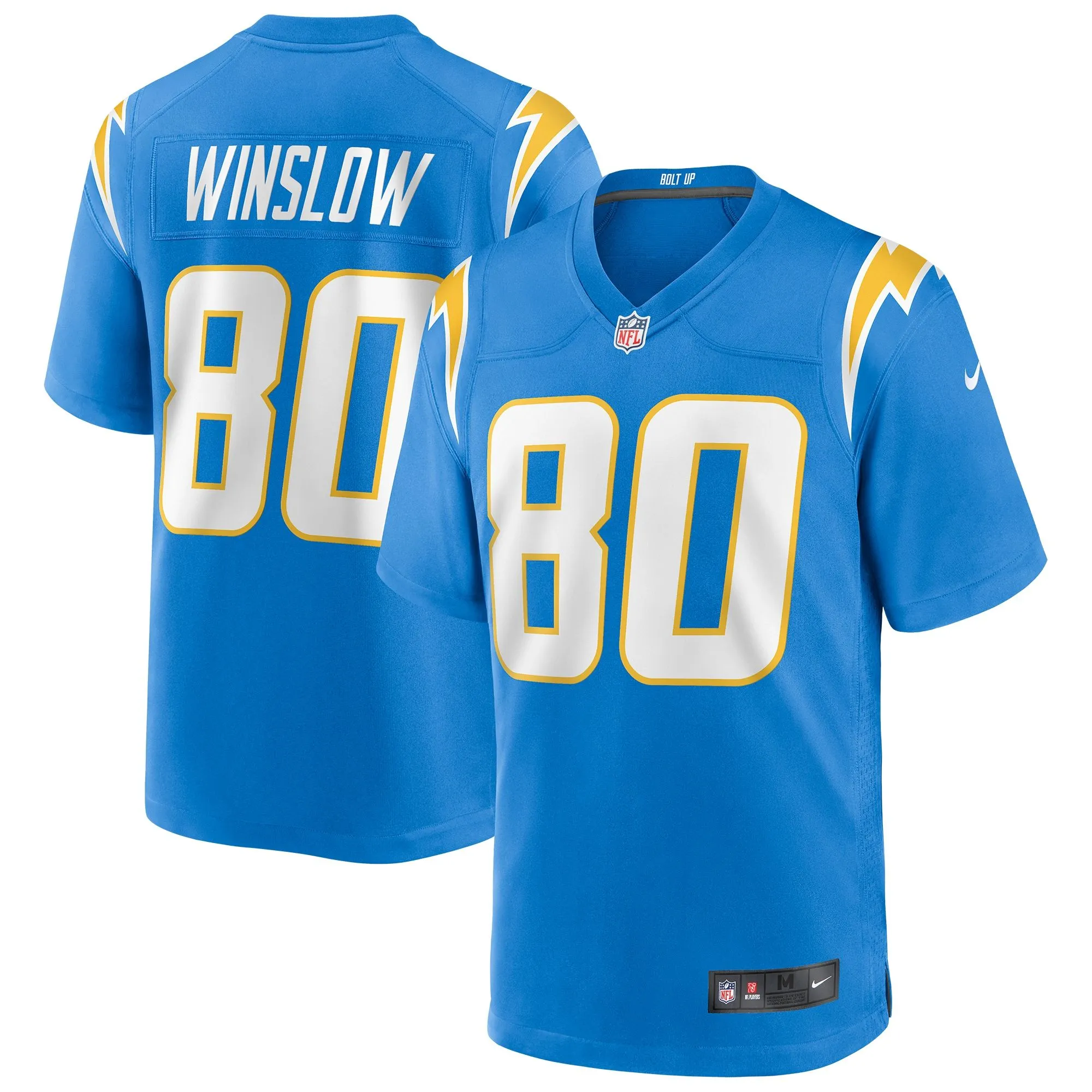 Kellen Winslow Los Angeles Chargers  Game Retired Player Jersey - Powder Blue