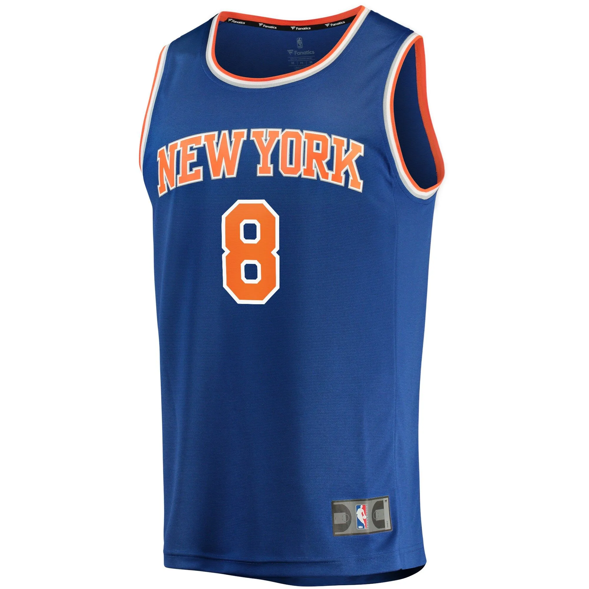 Kemba Walker New York Knicks Fanatics Branded Fast Break Replica Jersey - Icon Edition - Blue