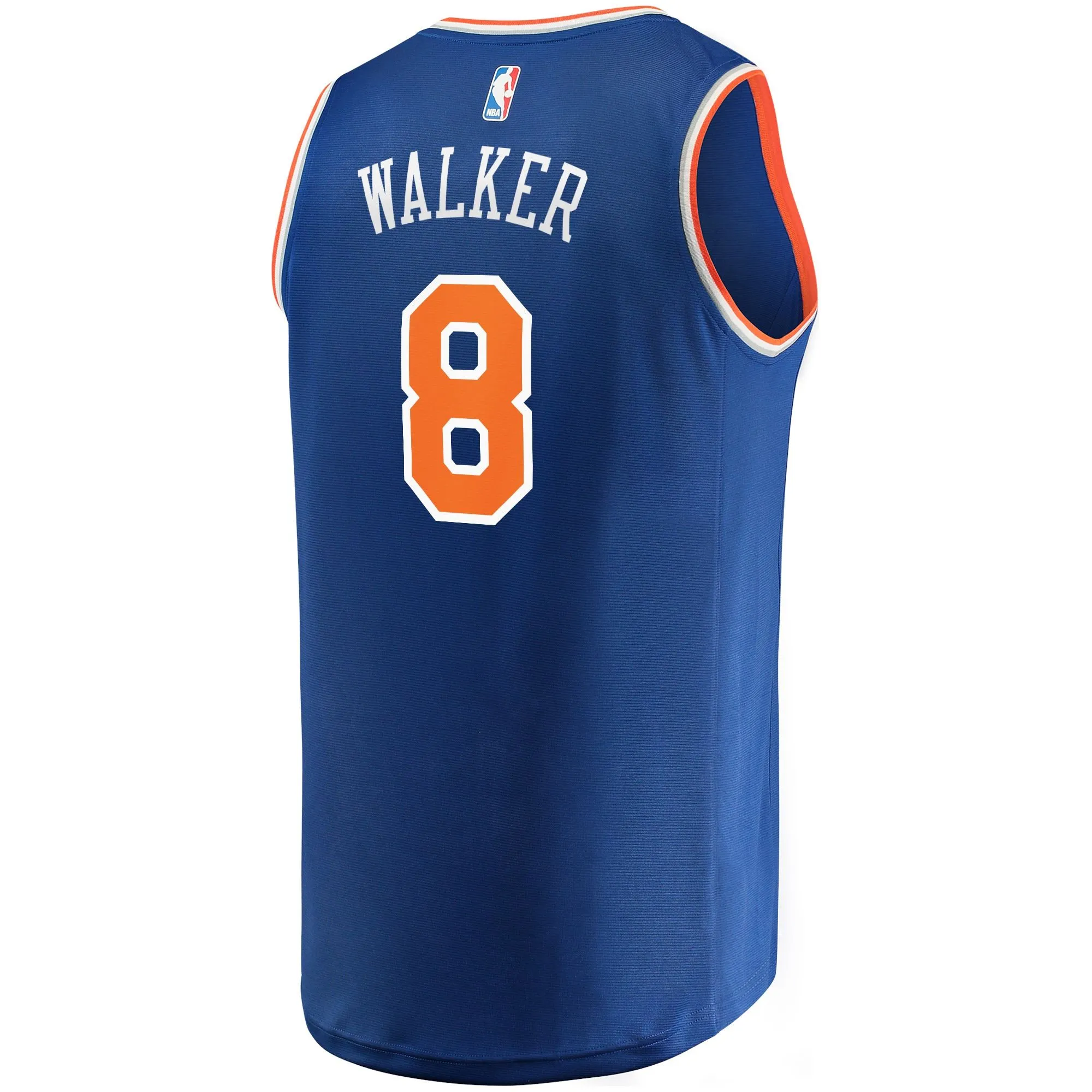 Kemba Walker New York Knicks Fanatics Branded Fast Break Replica Jersey - Icon Edition - Blue