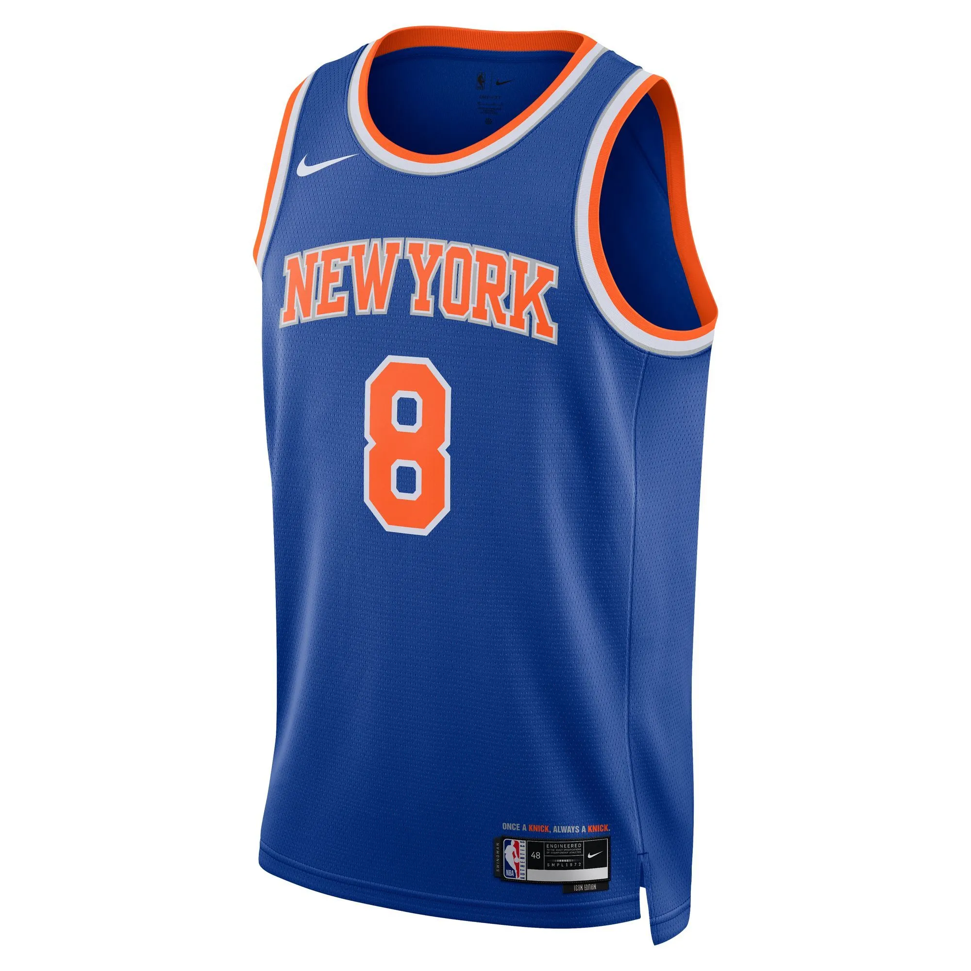 Kemba Walker New York Knicks  Unisex Swingman Jersey - Icon Edition - Blue