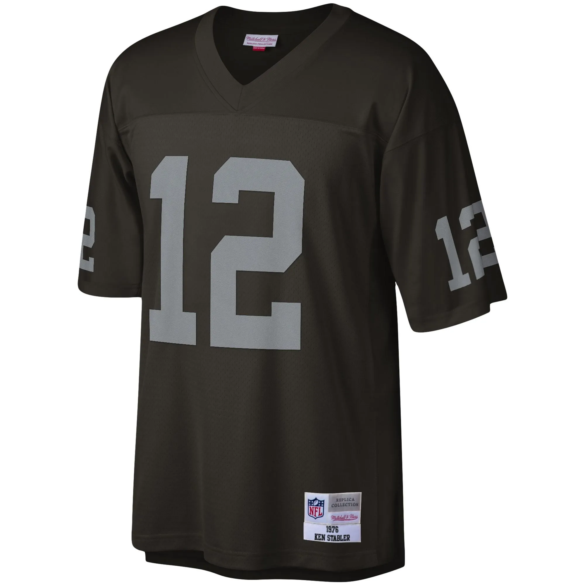 Ken Stabler Las Vegas Raiders Mitchell & Ness Legacy Replica Jersey - Black