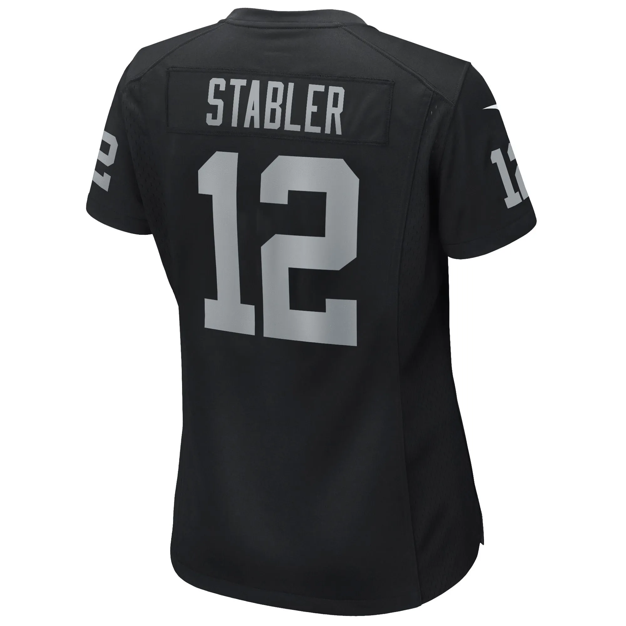 Ken Stabler Las Vegas Raiders  Women's Game Retired Player Jersey - Black