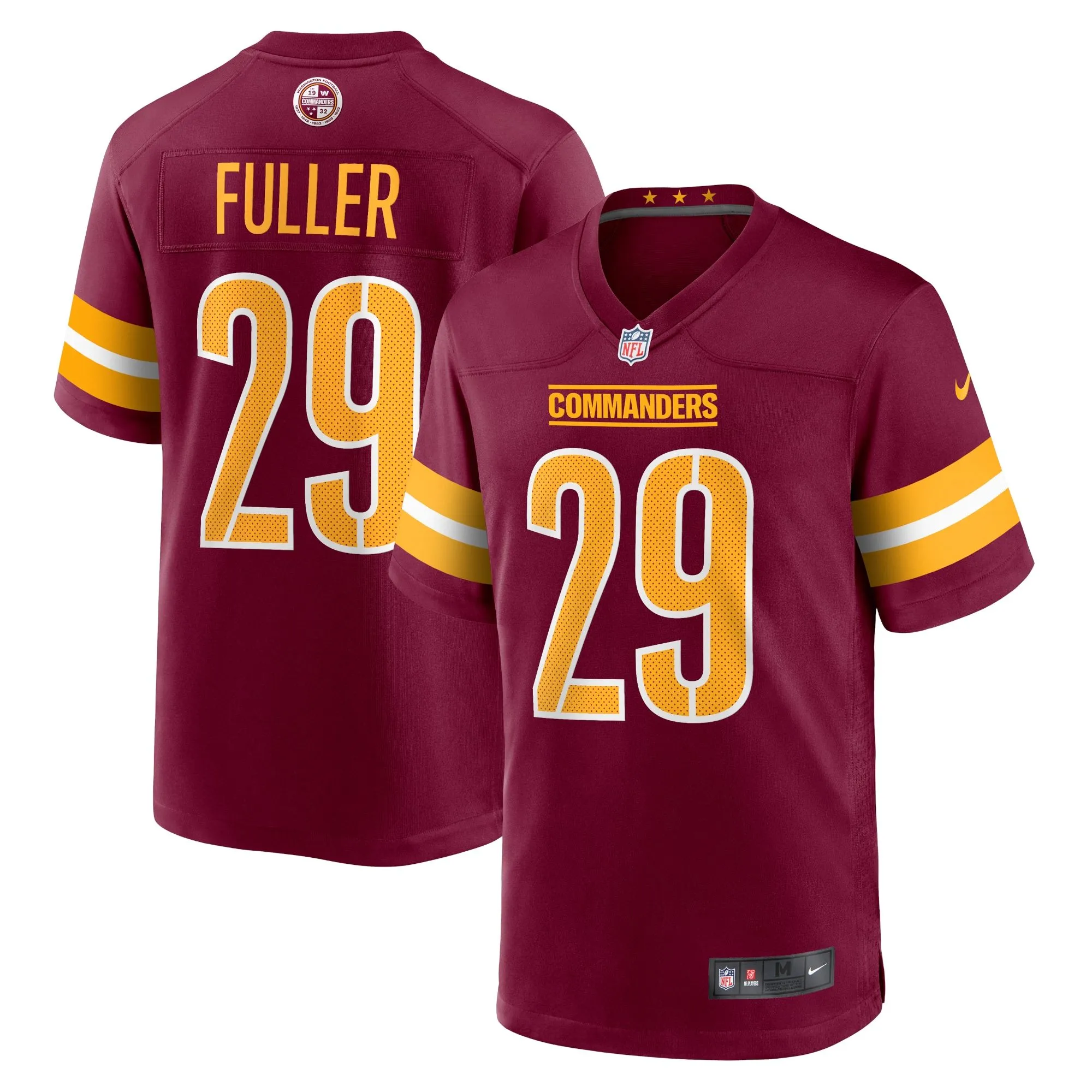 Kendall Fuller Washington Commanders  Game Jersey - Burgundy