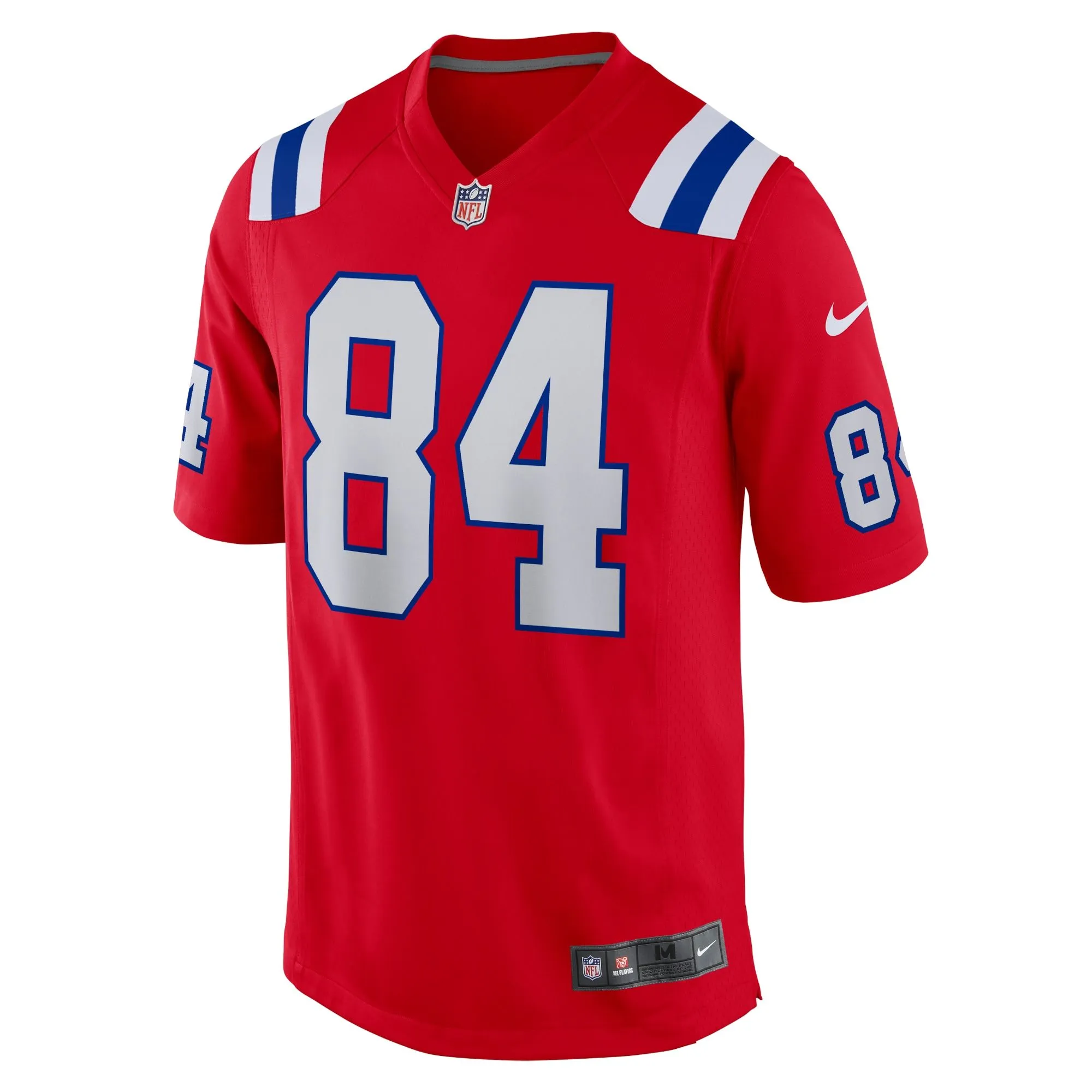 Kendrick Bourne New England Patriots  Game Jersey - Red