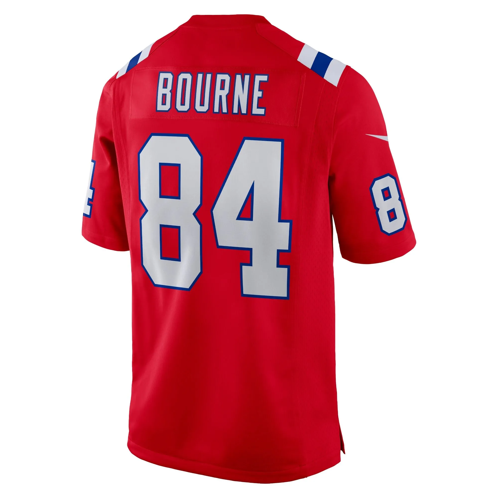 Kendrick Bourne New England Patriots  Game Jersey - Red