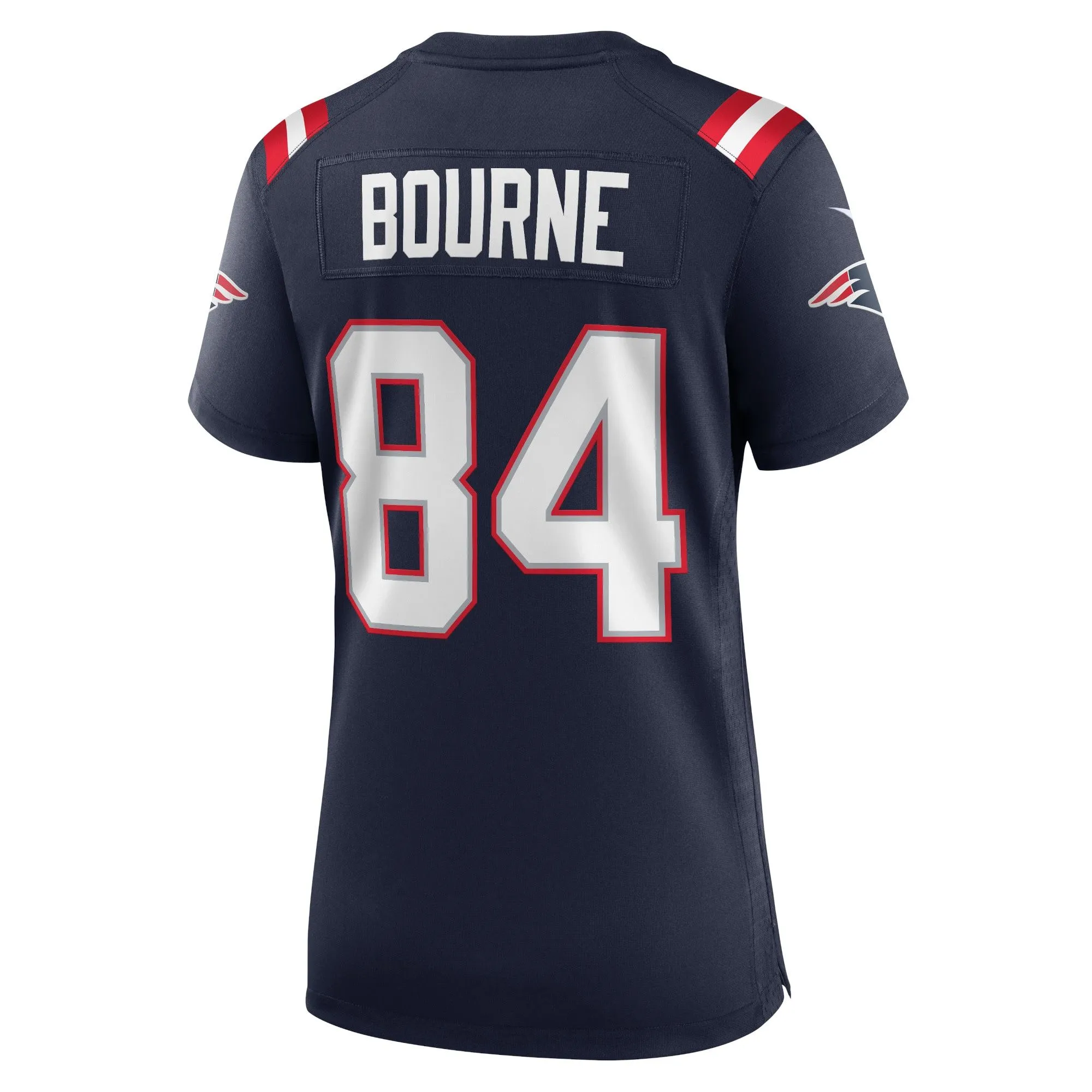 Kendrick Bourne New England Patriots  Women's Game Jersey - Navy