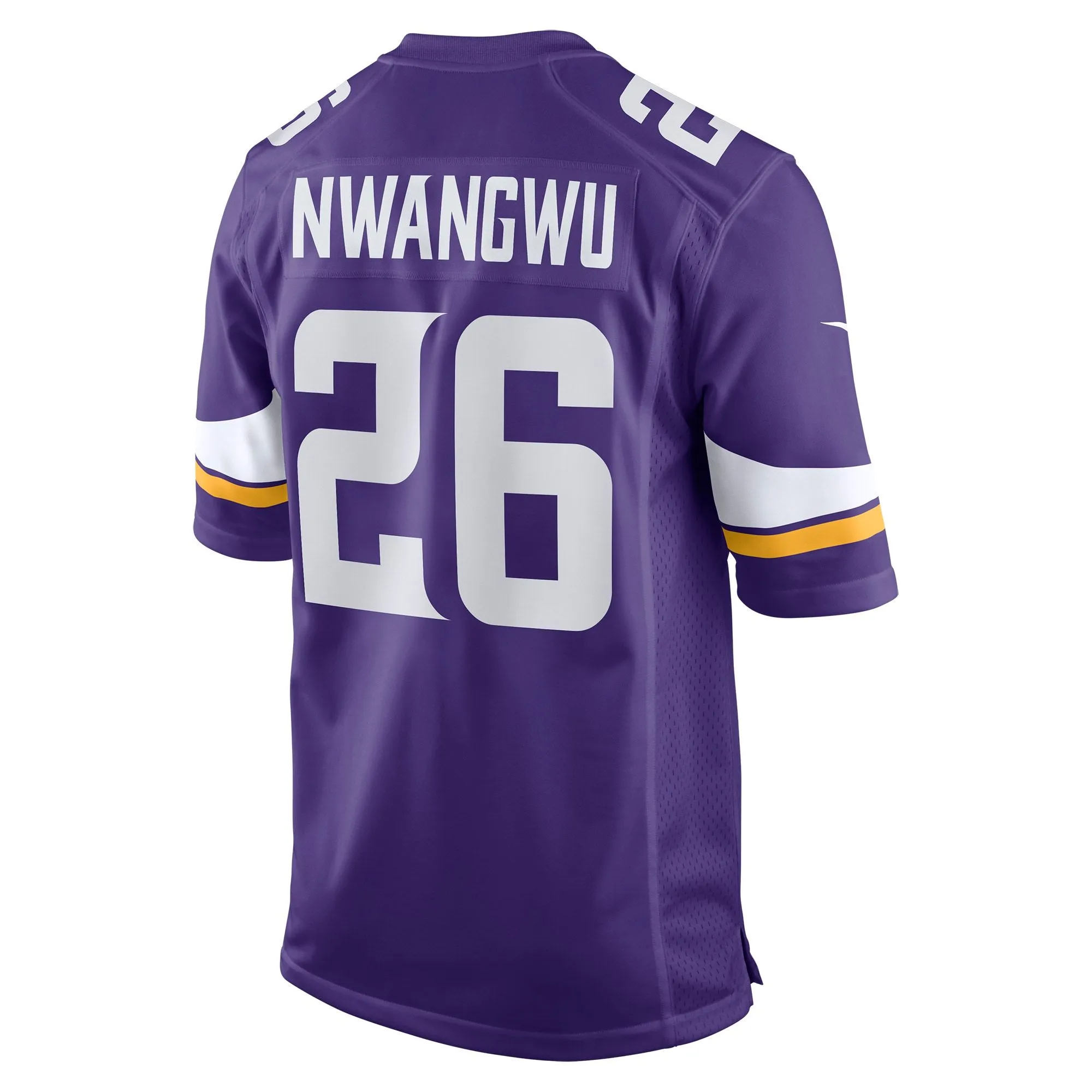 Kene Nwangwu Minnesota Vikings  Game Jersey - Purple