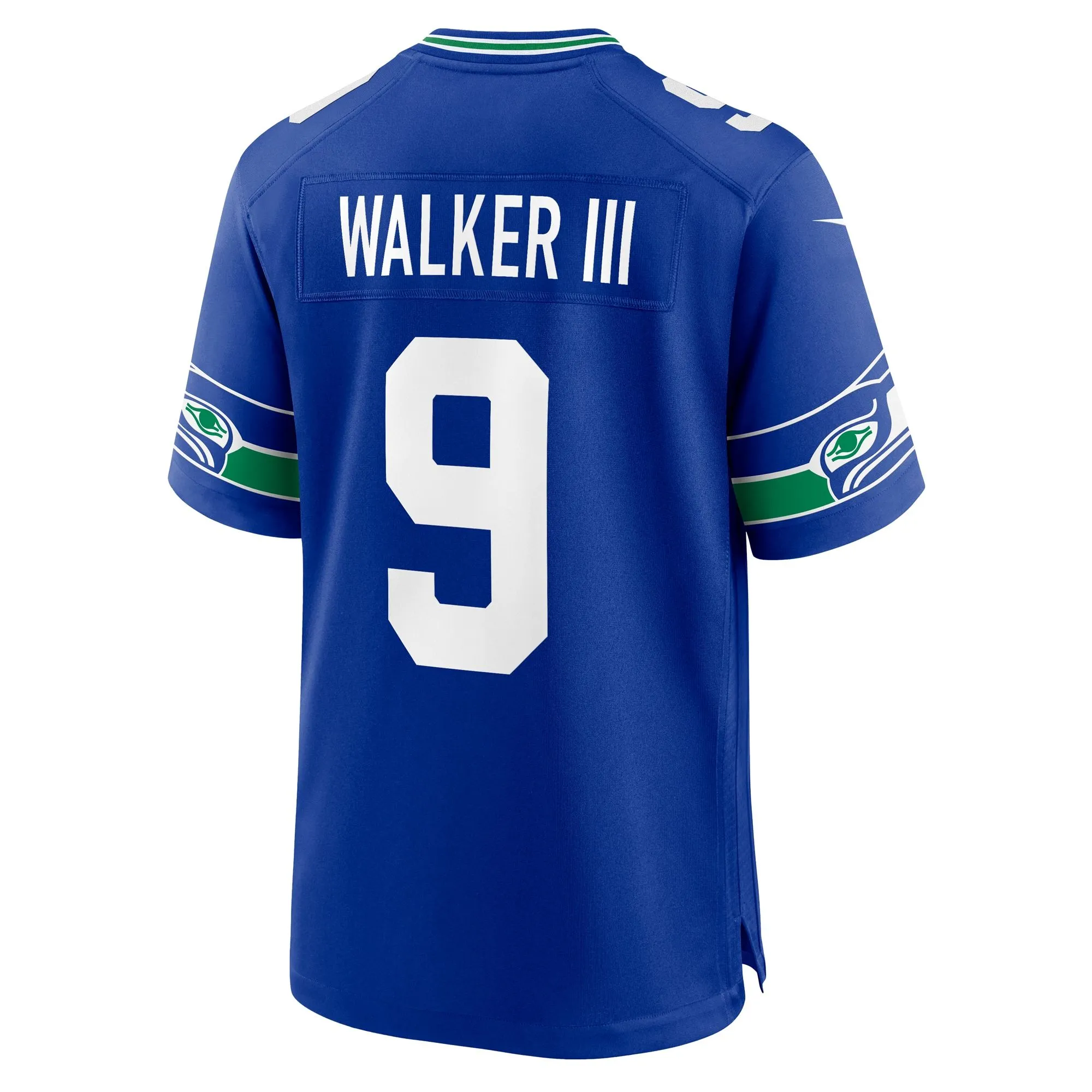 Kenneth Walker III Seattle Seahawks  Throwback Player Game Jersey - Royal