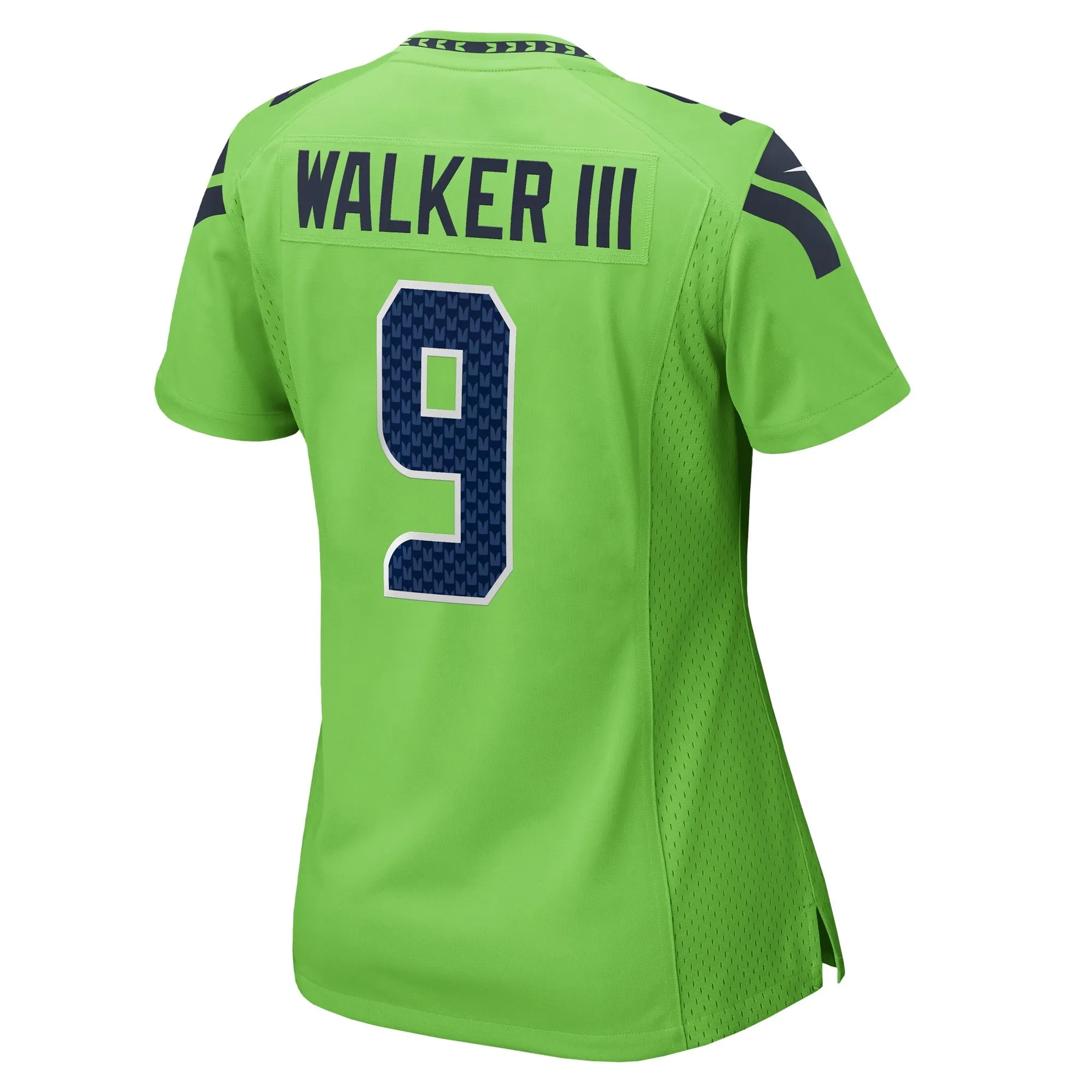 Kenneth Walker III Seattle Seahawks  Women's  Game Jersey - Neon Green