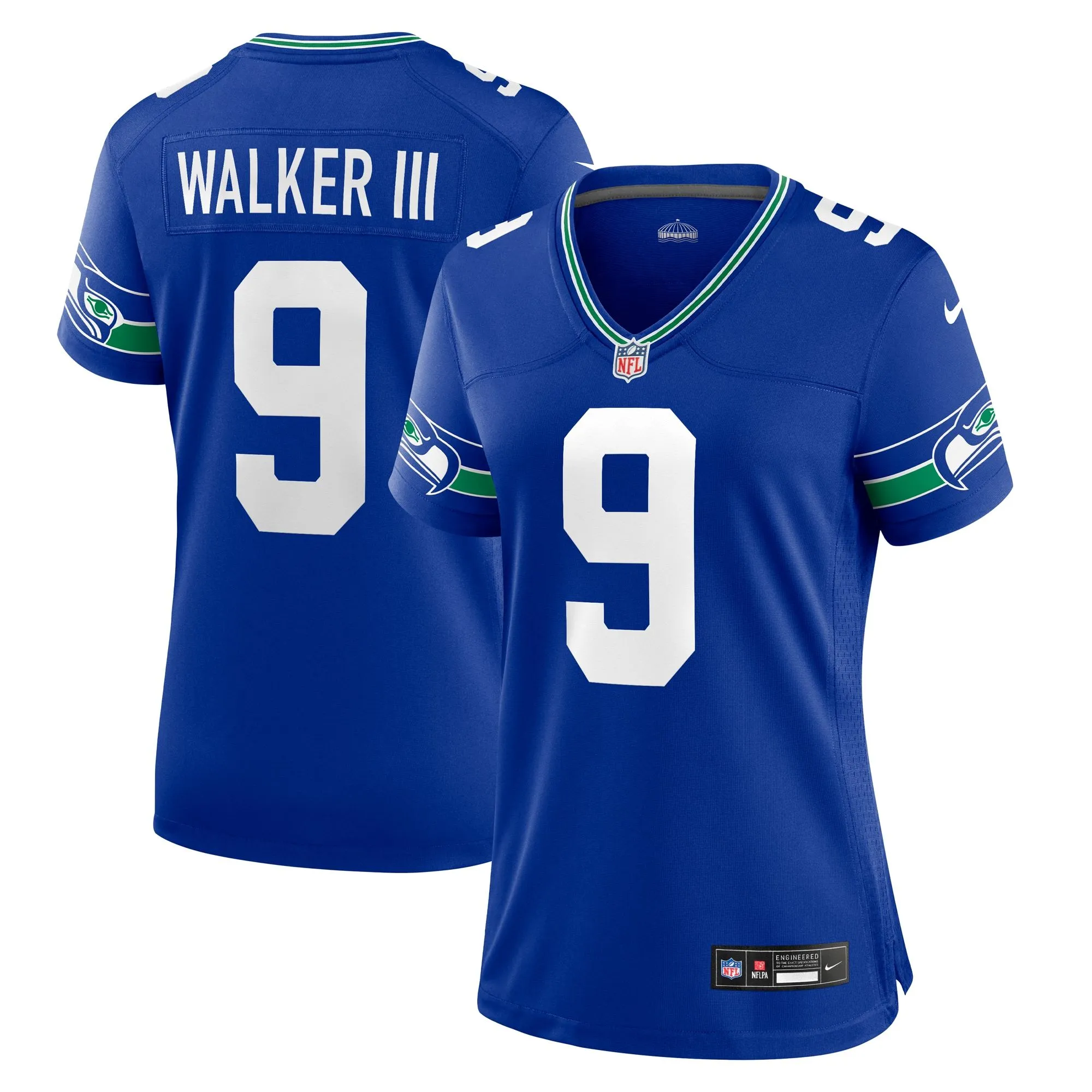 Kenneth Walker III Seattle Seahawks  Women's Player Jersey - Royal