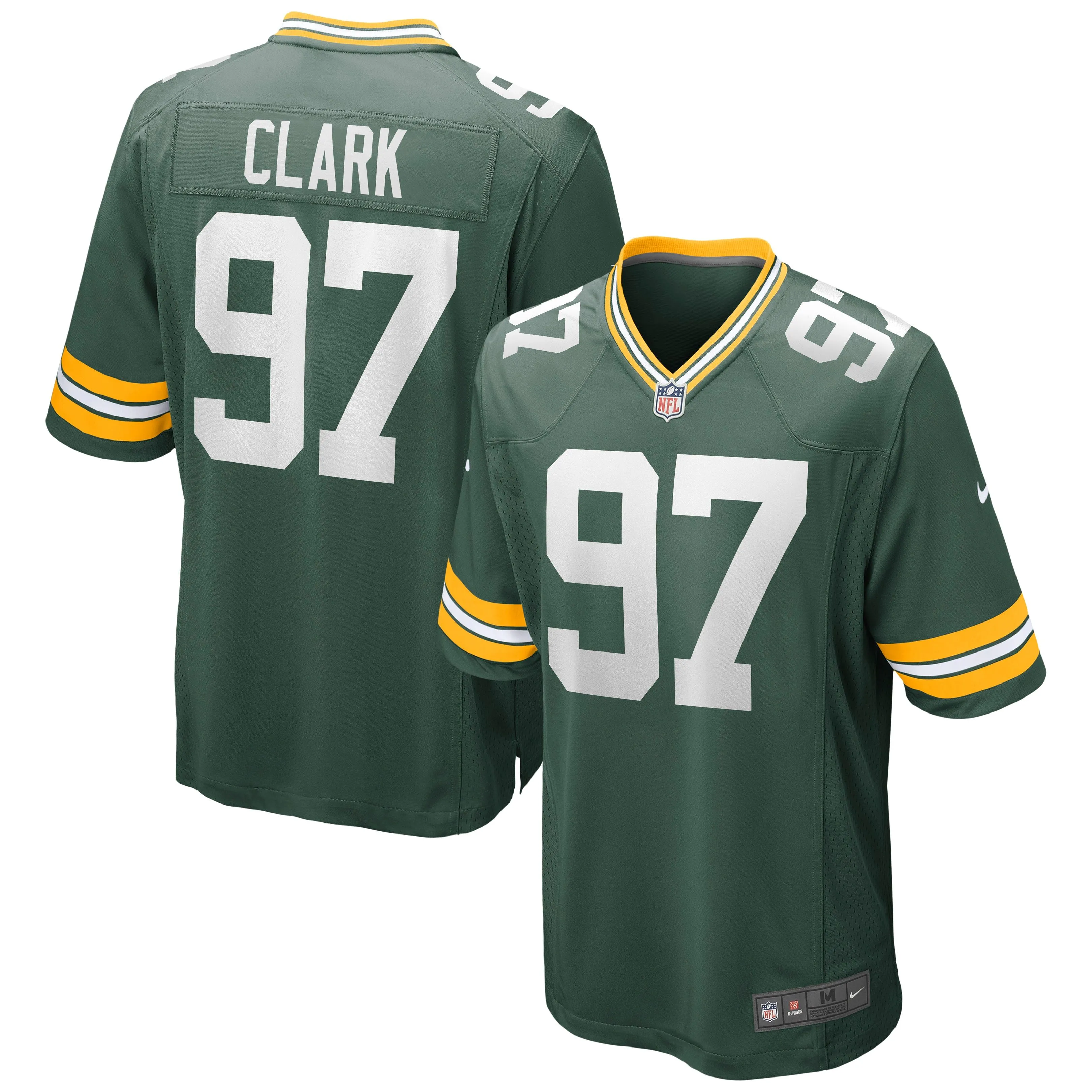 Kenny Clark Green Bay Packers  Game Jersey - Green