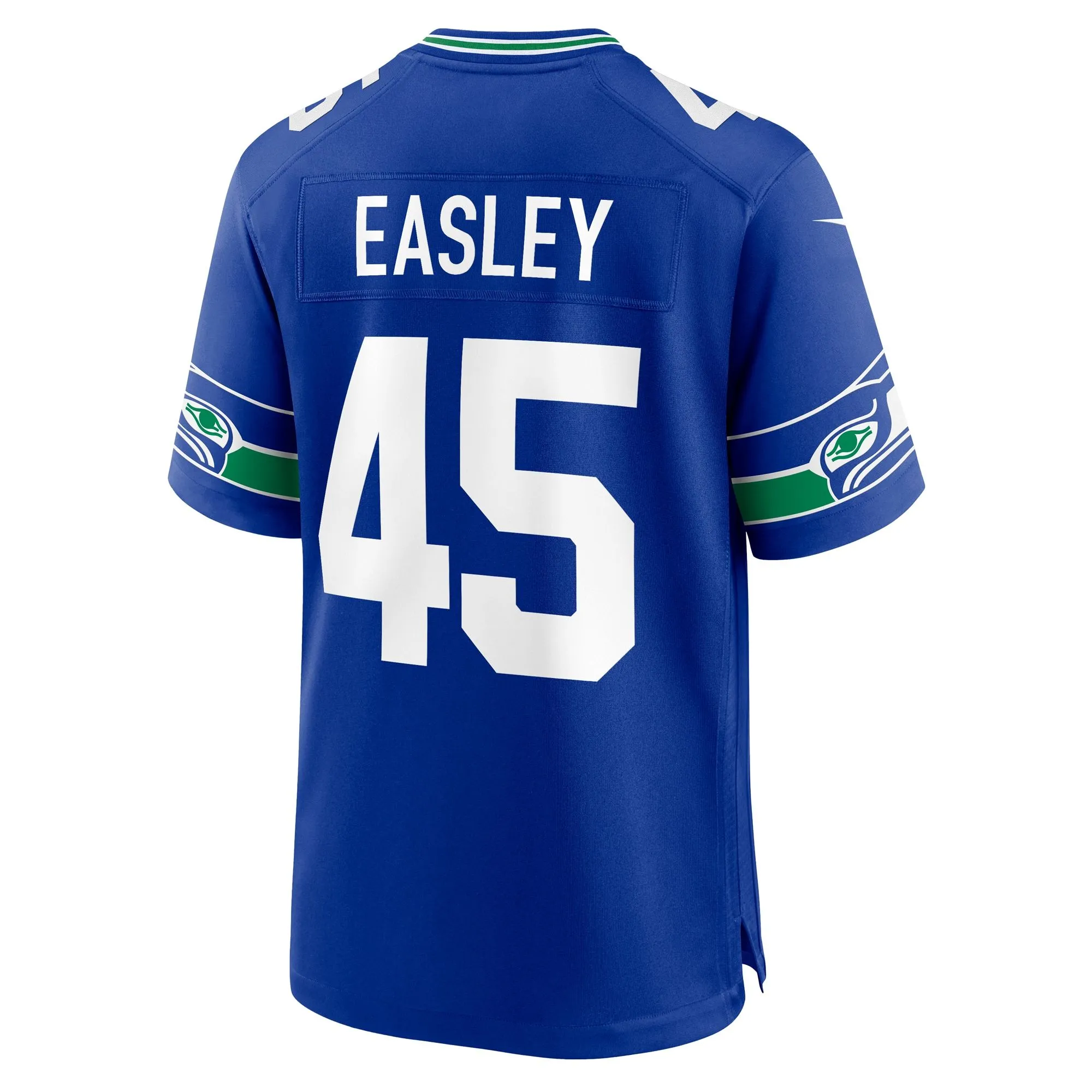 Kenny Easley Seattle Seahawks  Throwback Retired Player Game Jersey - Royal