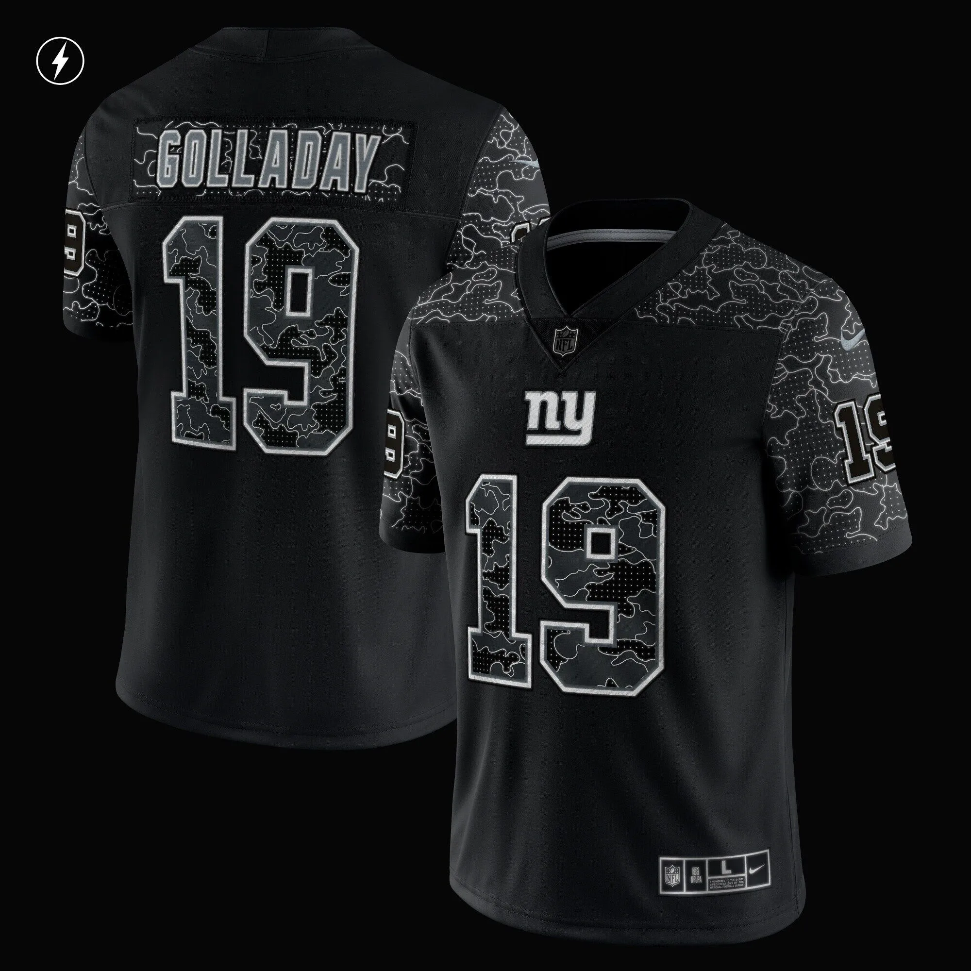 Kenny Golladay New York Giants  RFLCTV Limited Jersey - Black