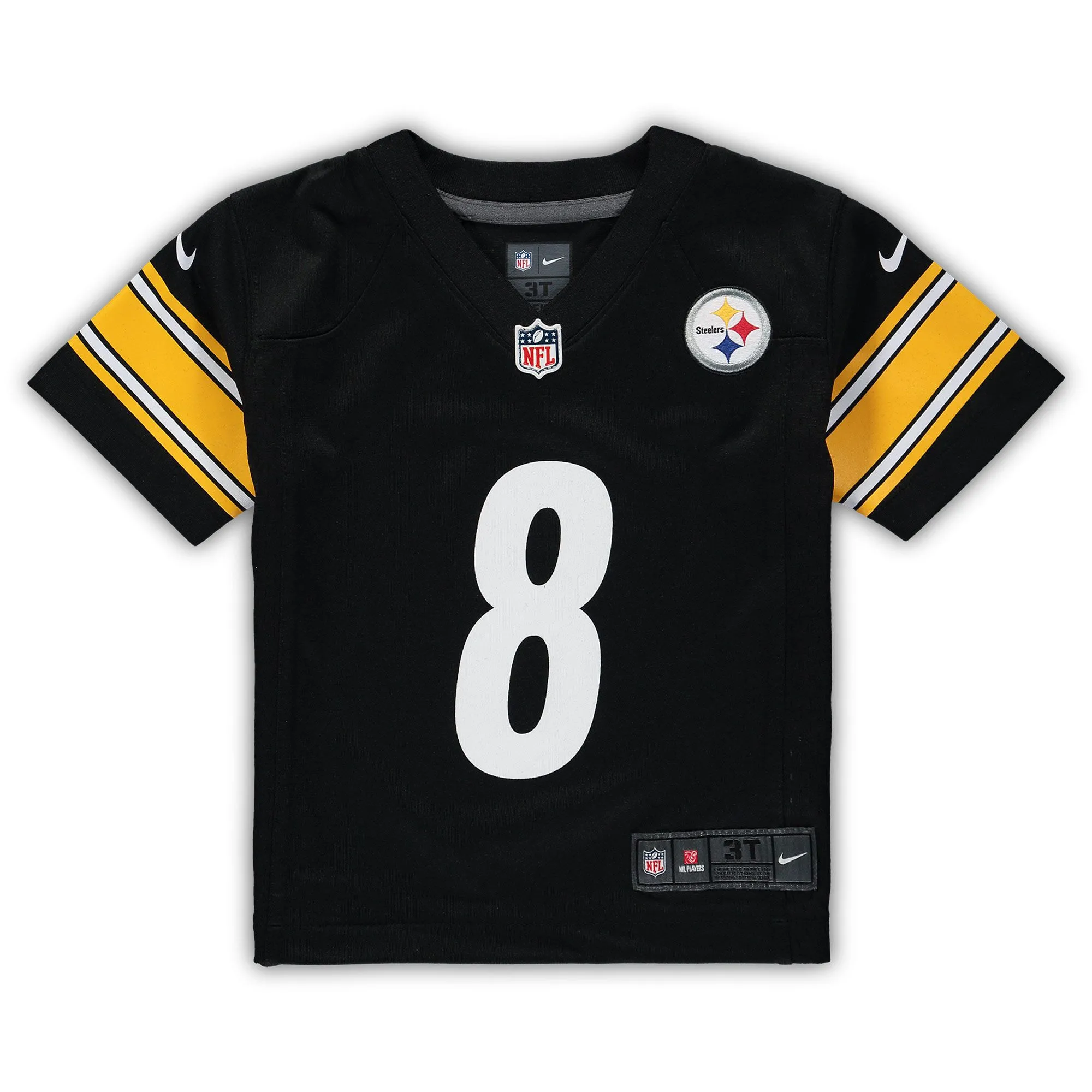 Kenny Pickett Pittsburgh Steelers  Toddler Game Jersey - Black