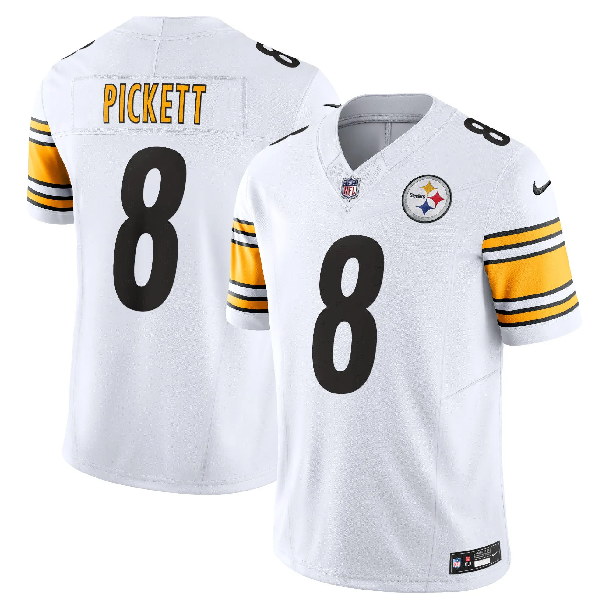 Kenny Pickett Pittsburgh Steelers  Vapor F.U.S.E. Limited Jersey - White