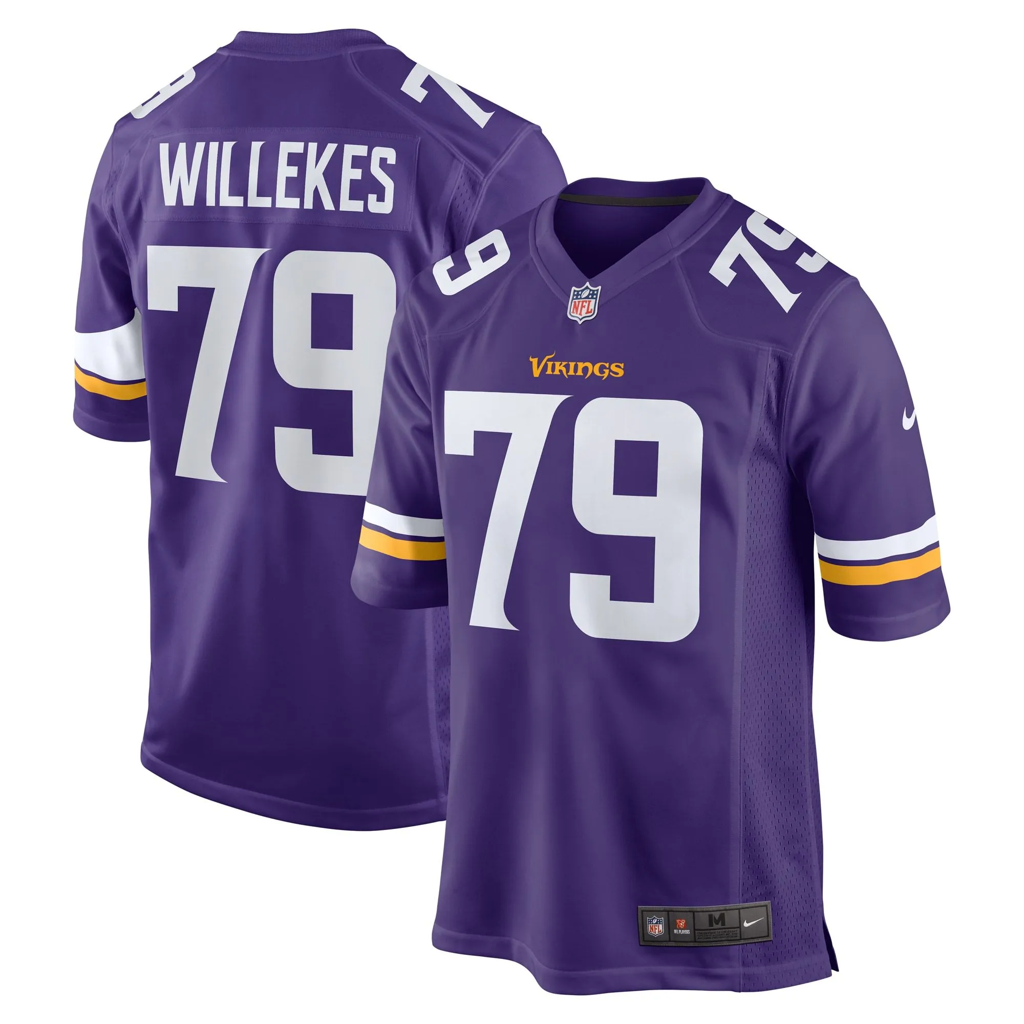 Kenny Willekes Minnesota Vikings  Game Jersey - Purple