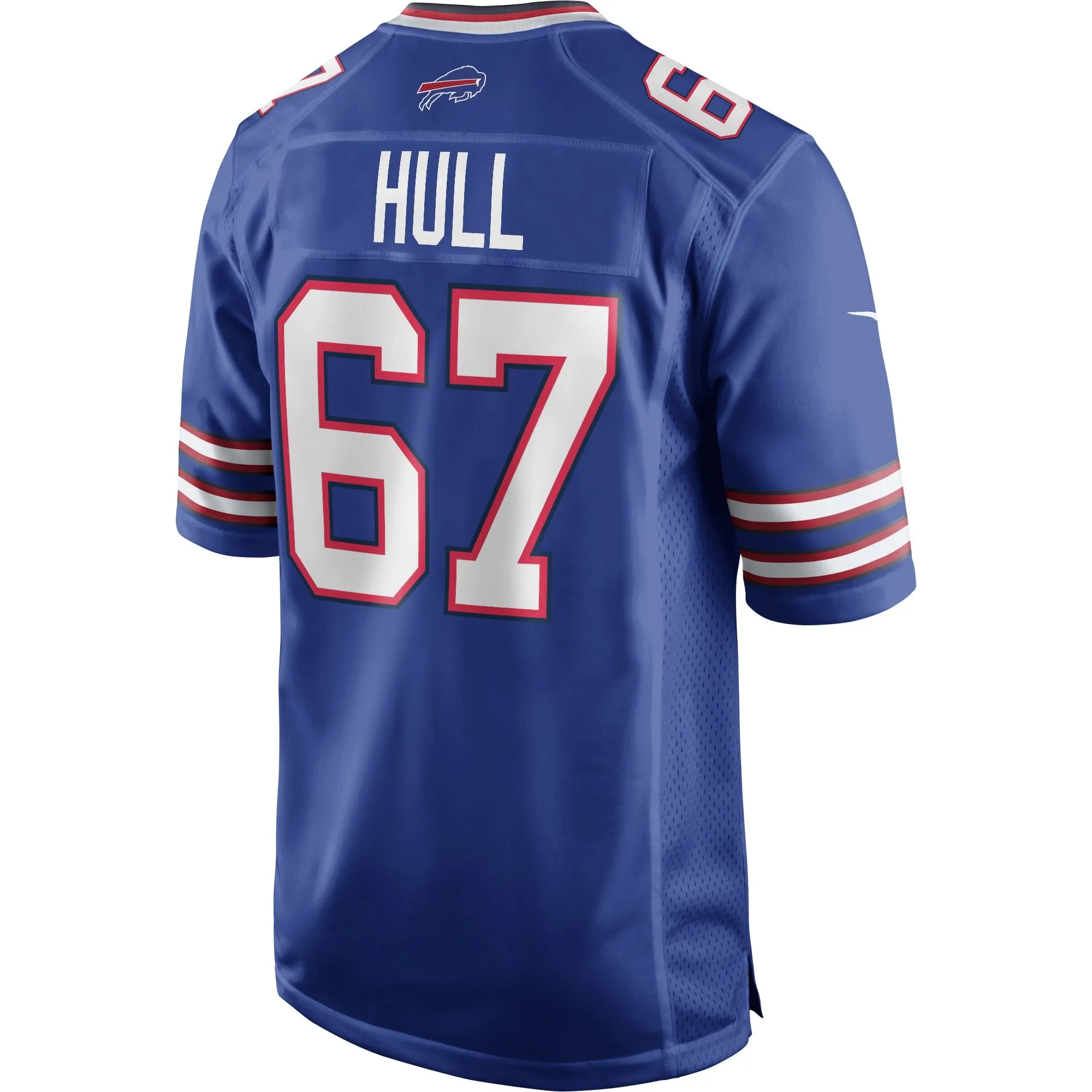 Kent Hull Buffalo Bills  Game Retired Player Jersey - Royal