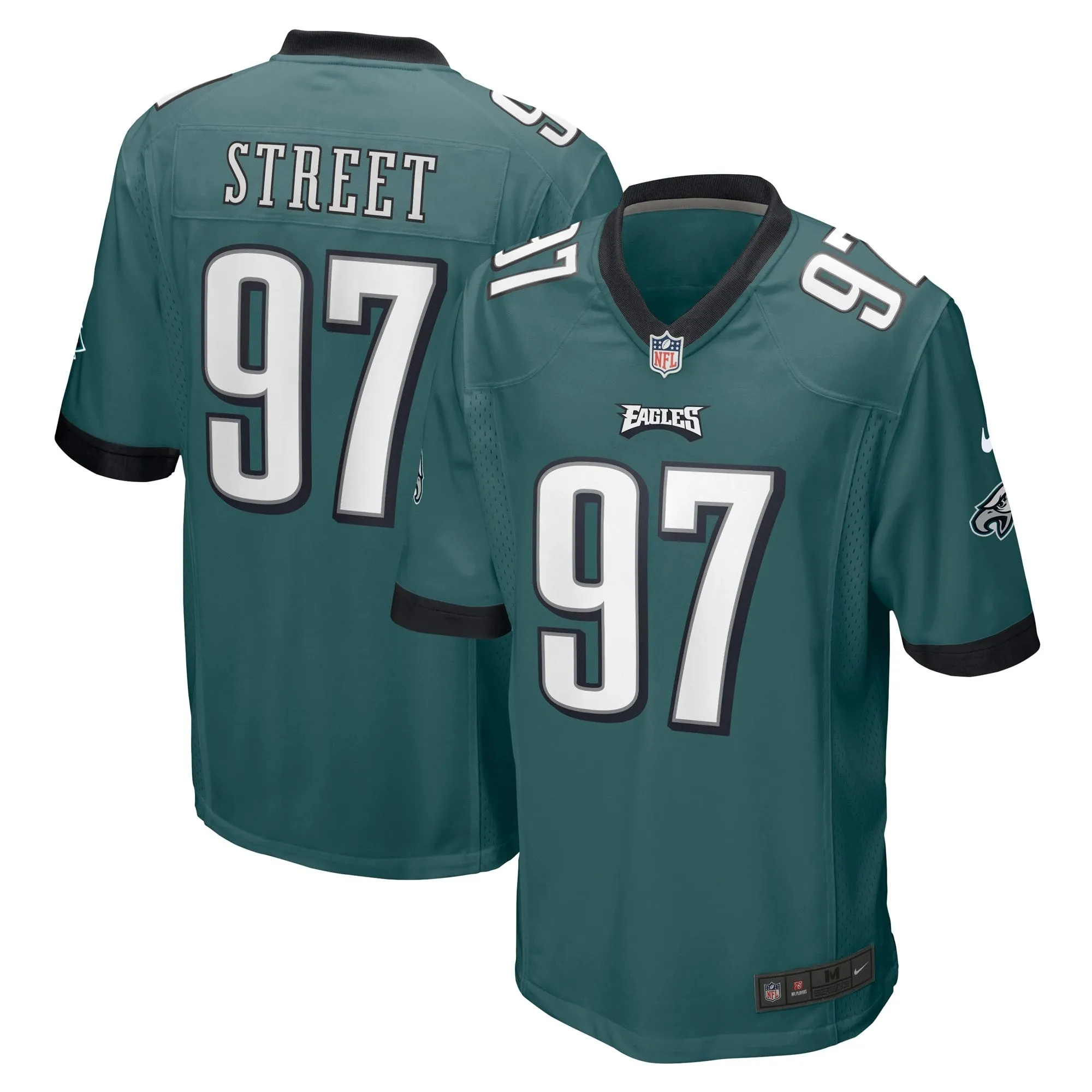 Kentavius Street Philadelphia Eagles  Game Player Jersey - Midnight Green