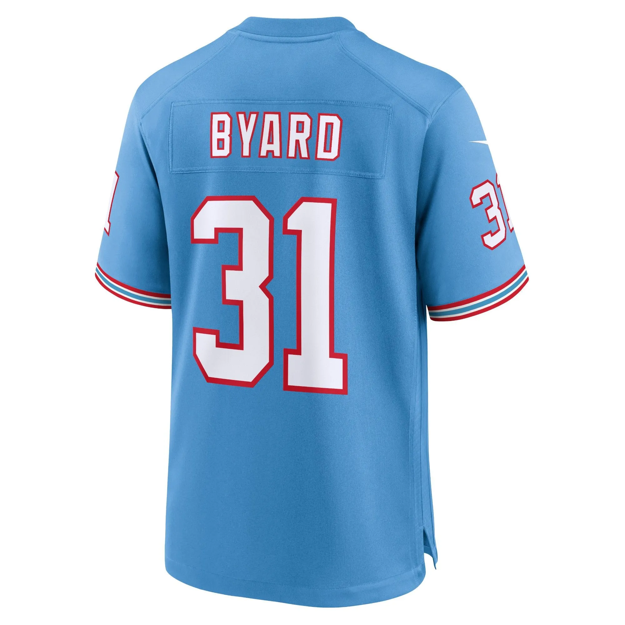 Kevin Byard Tennessee Titans  Oilers Throwback Alternate Game Player Jersey - Light Blue