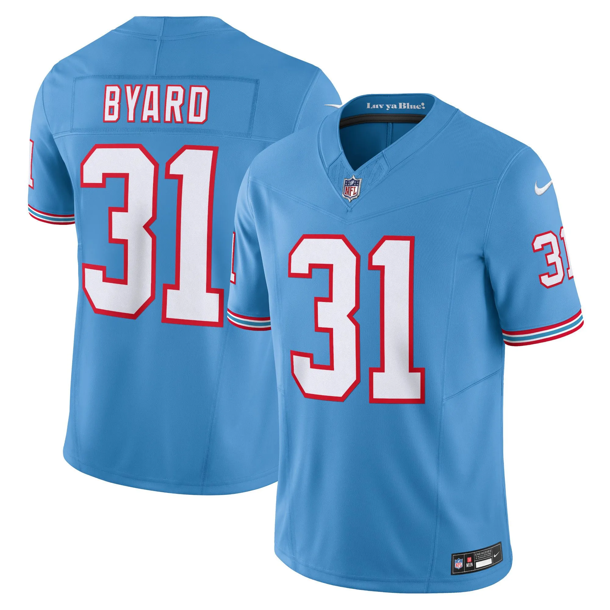 Kevin Byard Tennessee Titans  Vapor F.U.S.E. Limited Jersey - Light Blue