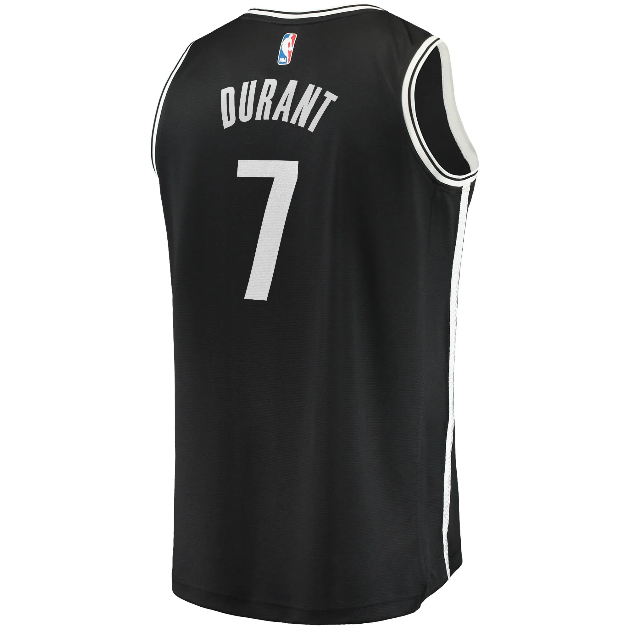 Kevin Durant Brooklyn Nets Fanatics Branded Fast Break Replica Jersey - Icon Edition - Black