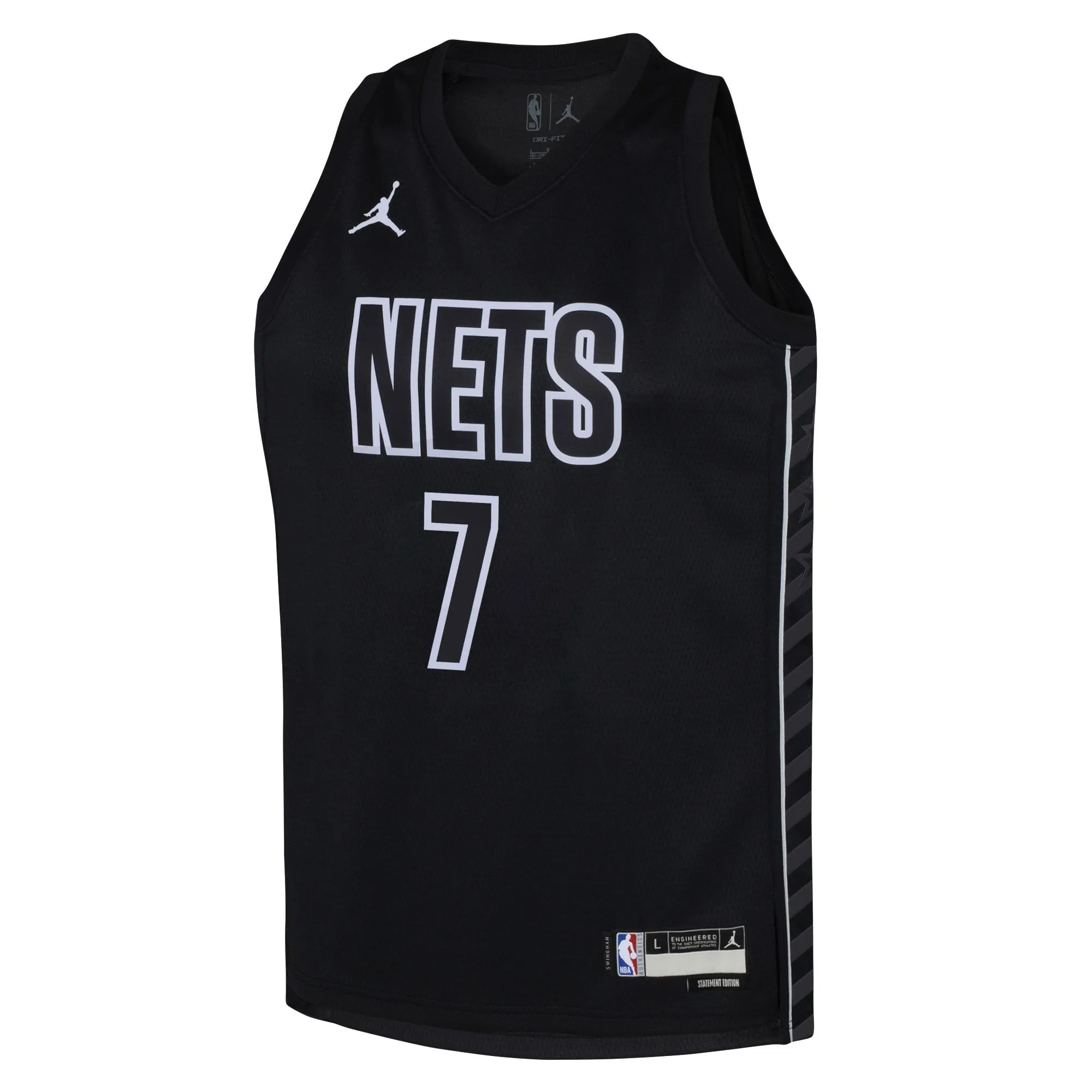 Kevin Durant Brooklyn Nets Jordan Brand Youth Swingman Jersey - Statement Edition - Black