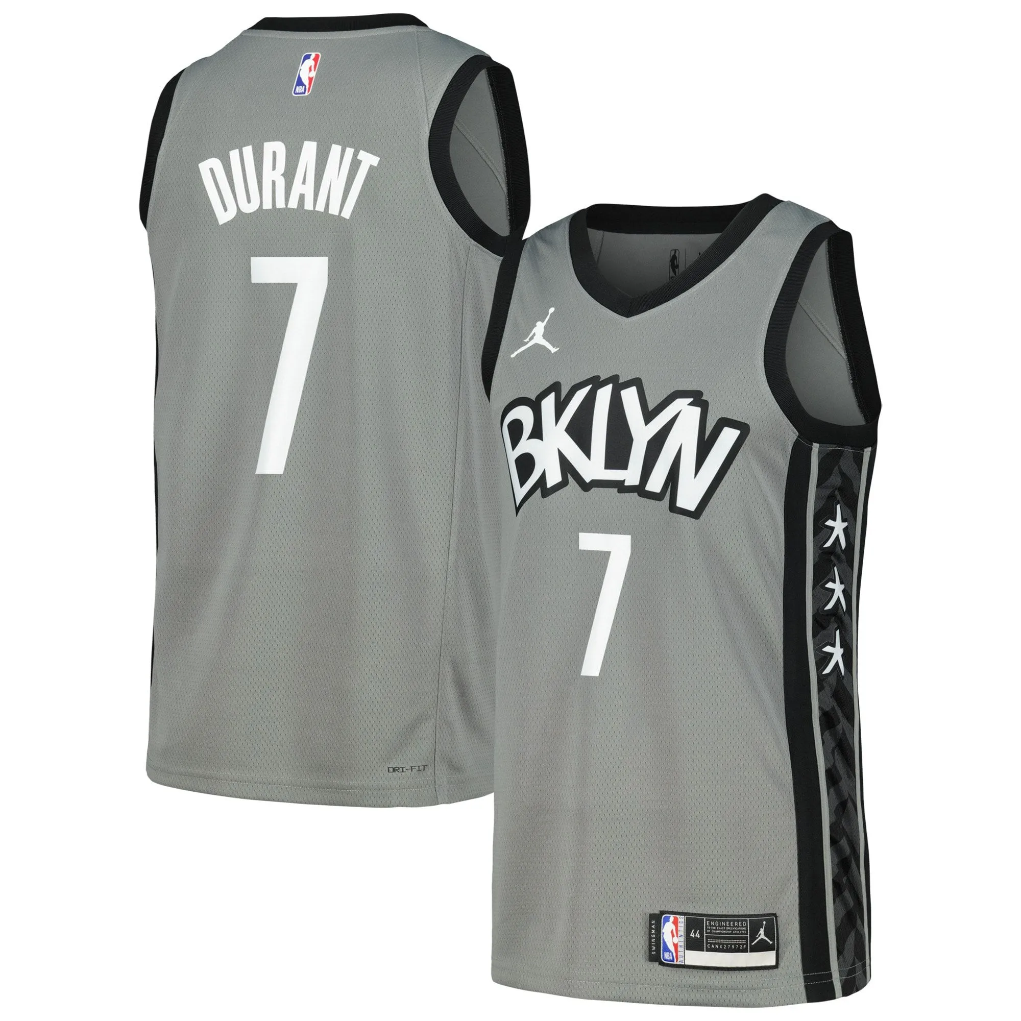 Kevin Durant Brooklyn Nets  Swingman Player Jersey - Statement Edition - Gray