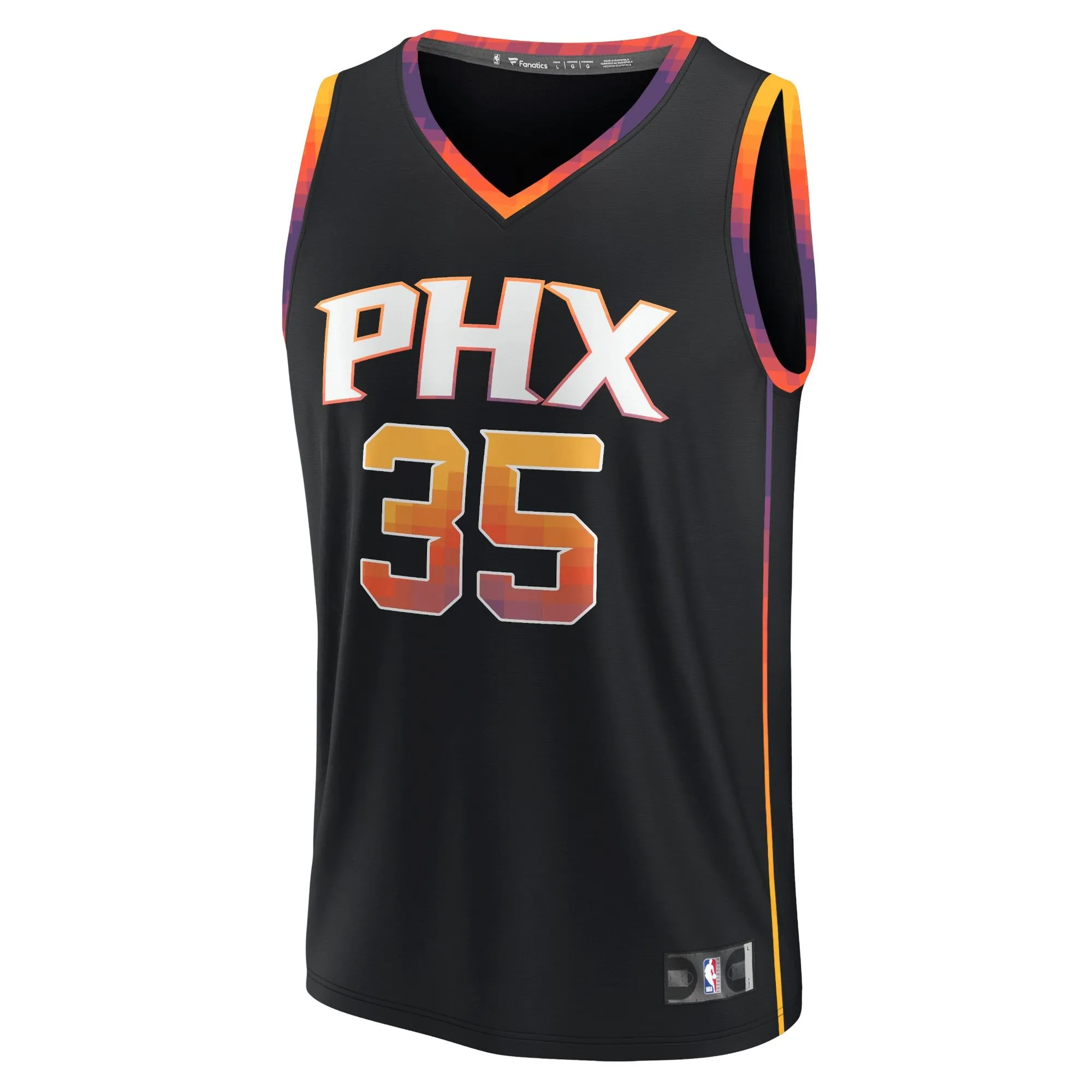 Kevin Durant Phoenix Suns Fanatics Branded Fast Break Replica Jersey - Statement Edition - Black