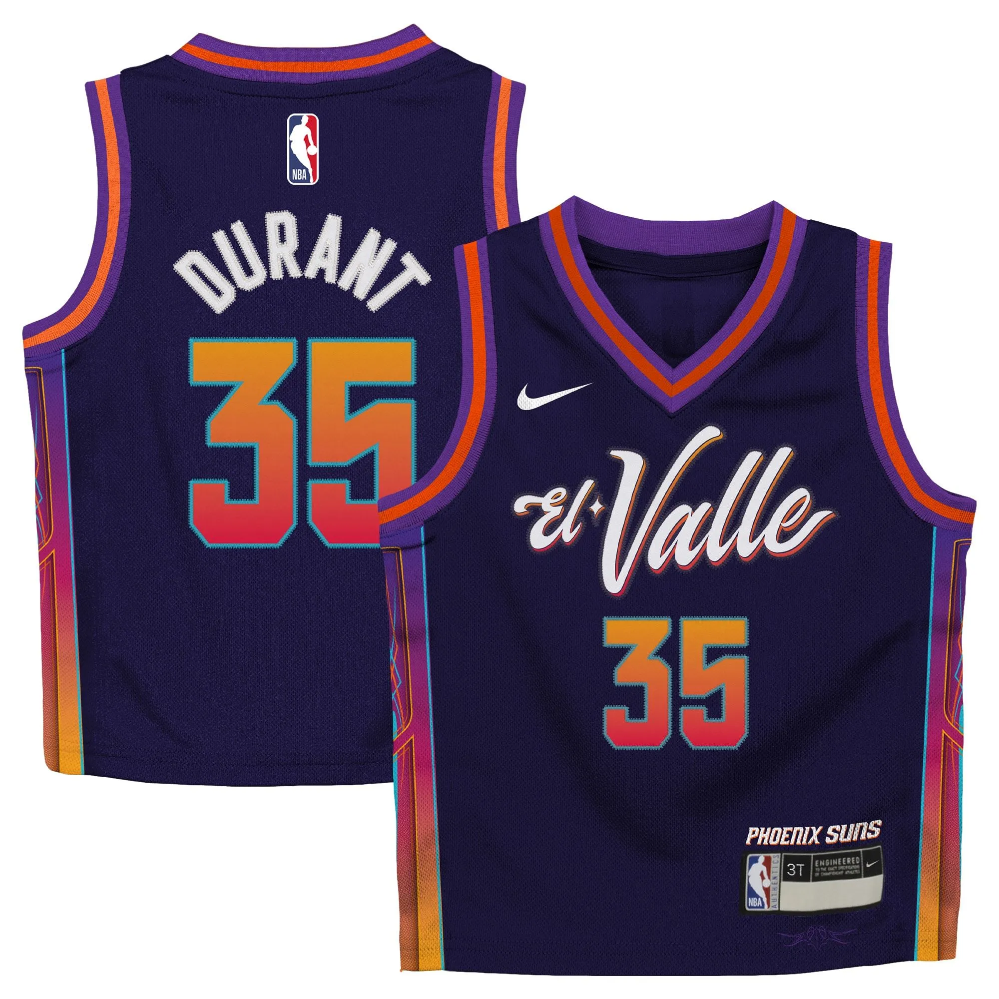 Kevin Durant Phoenix Suns  Infant Swingman Replica Jersey - City Edition - Purple