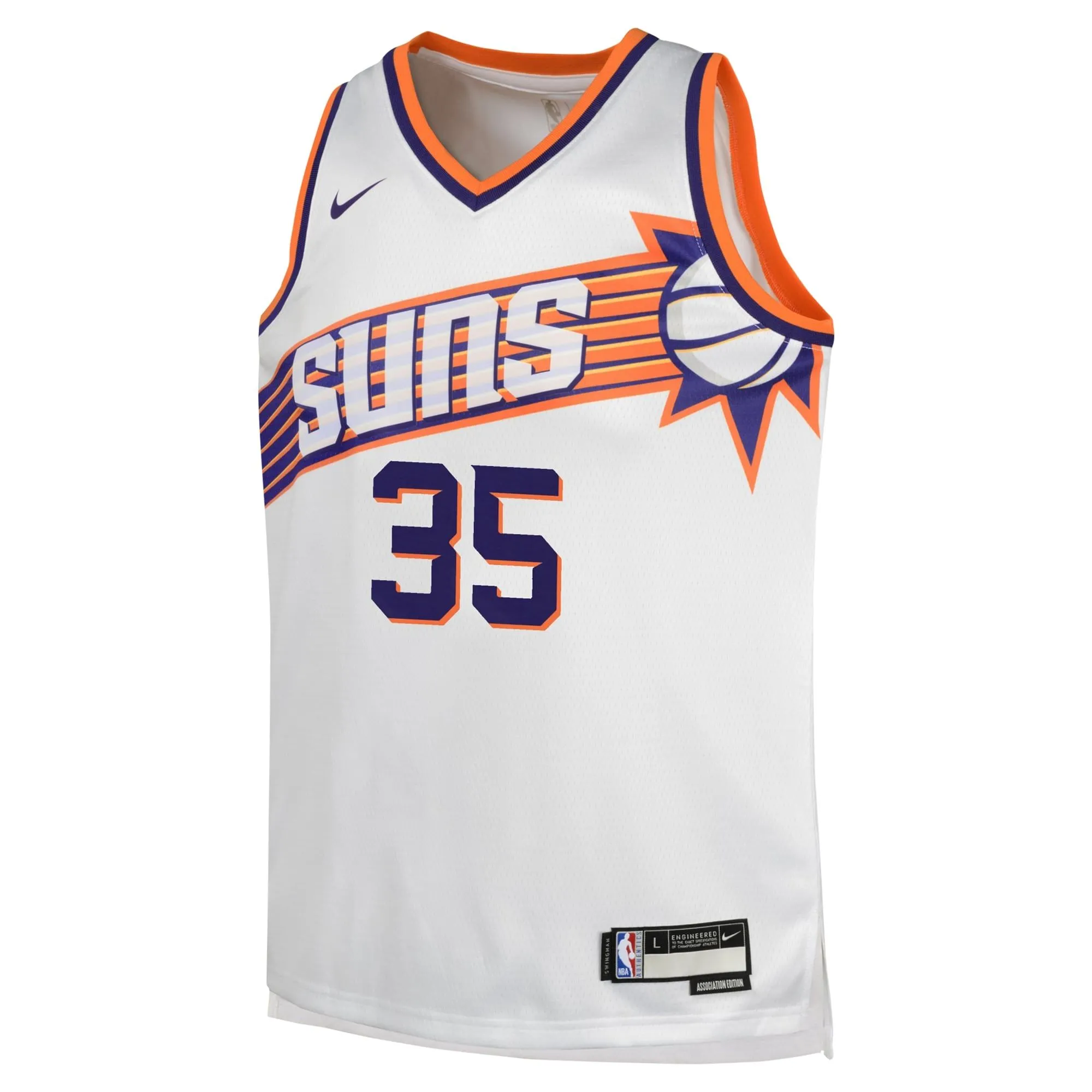 Kevin Durant Phoenix Suns  Youth Swingman Jersey - Association Edition - White