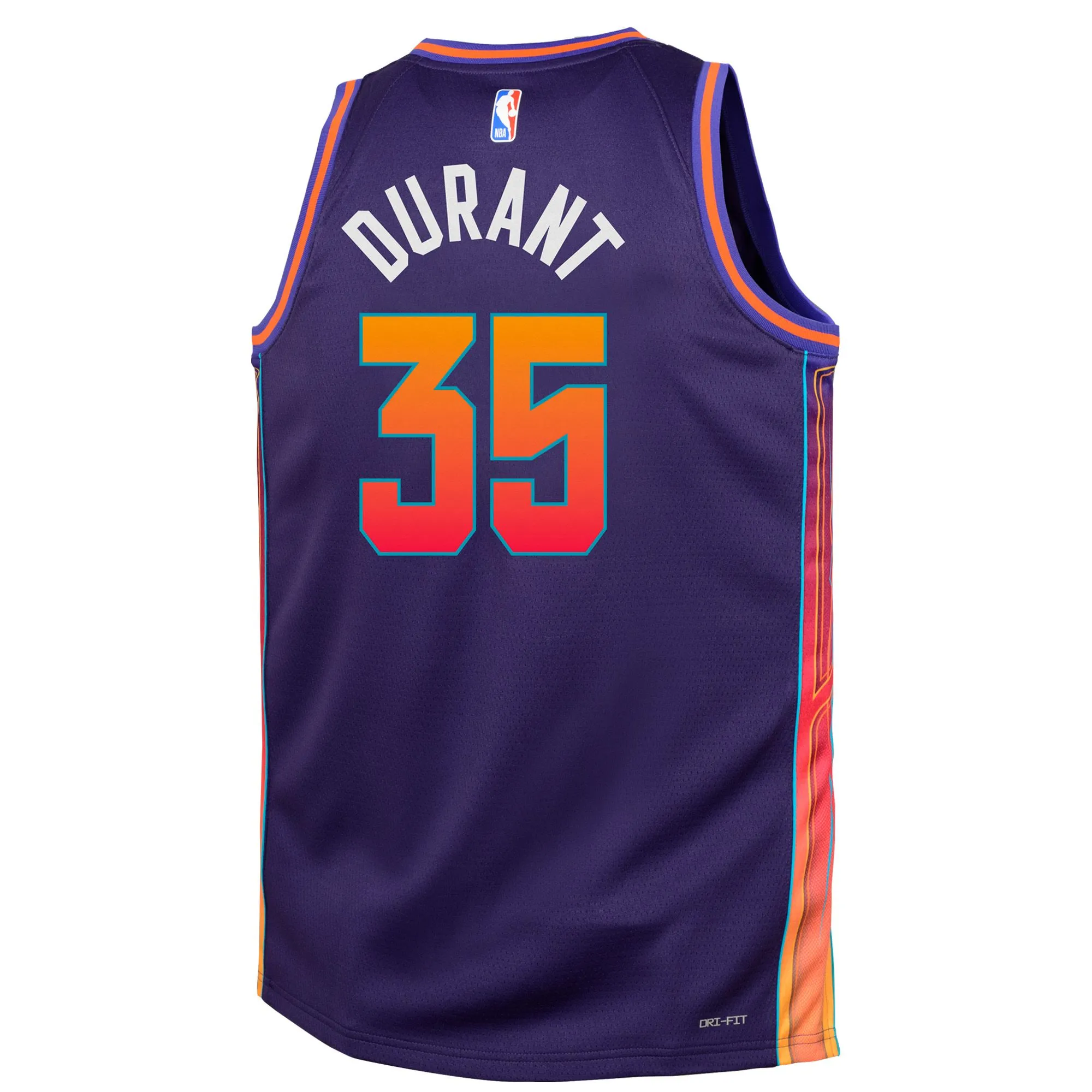 Kevin Durant Phoenix Suns  Youth  Swingman Replica Jersey - City Edition - Purple